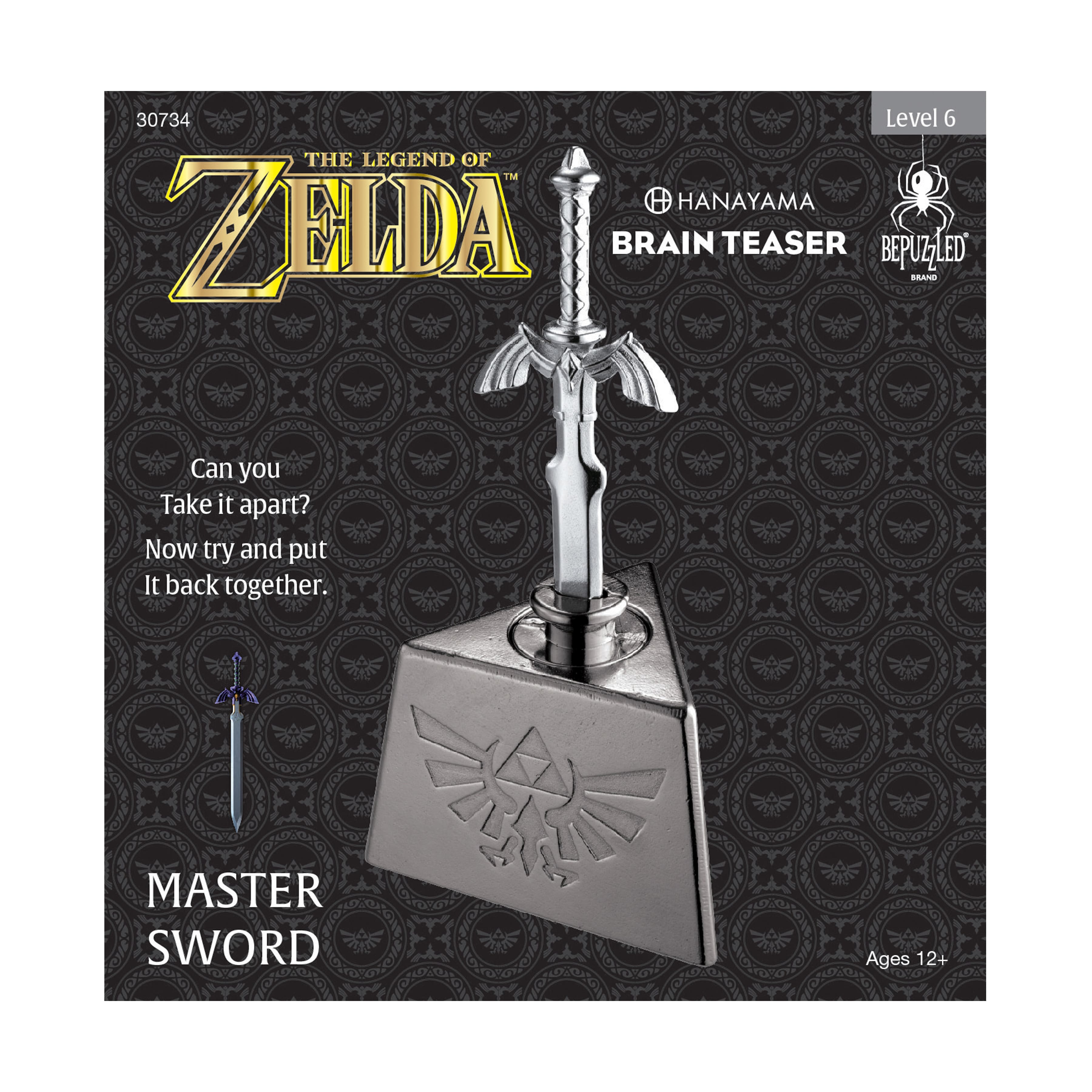 Hanayama Level 6 Cast Puzzle - The Legend of Zelda: Master Sword