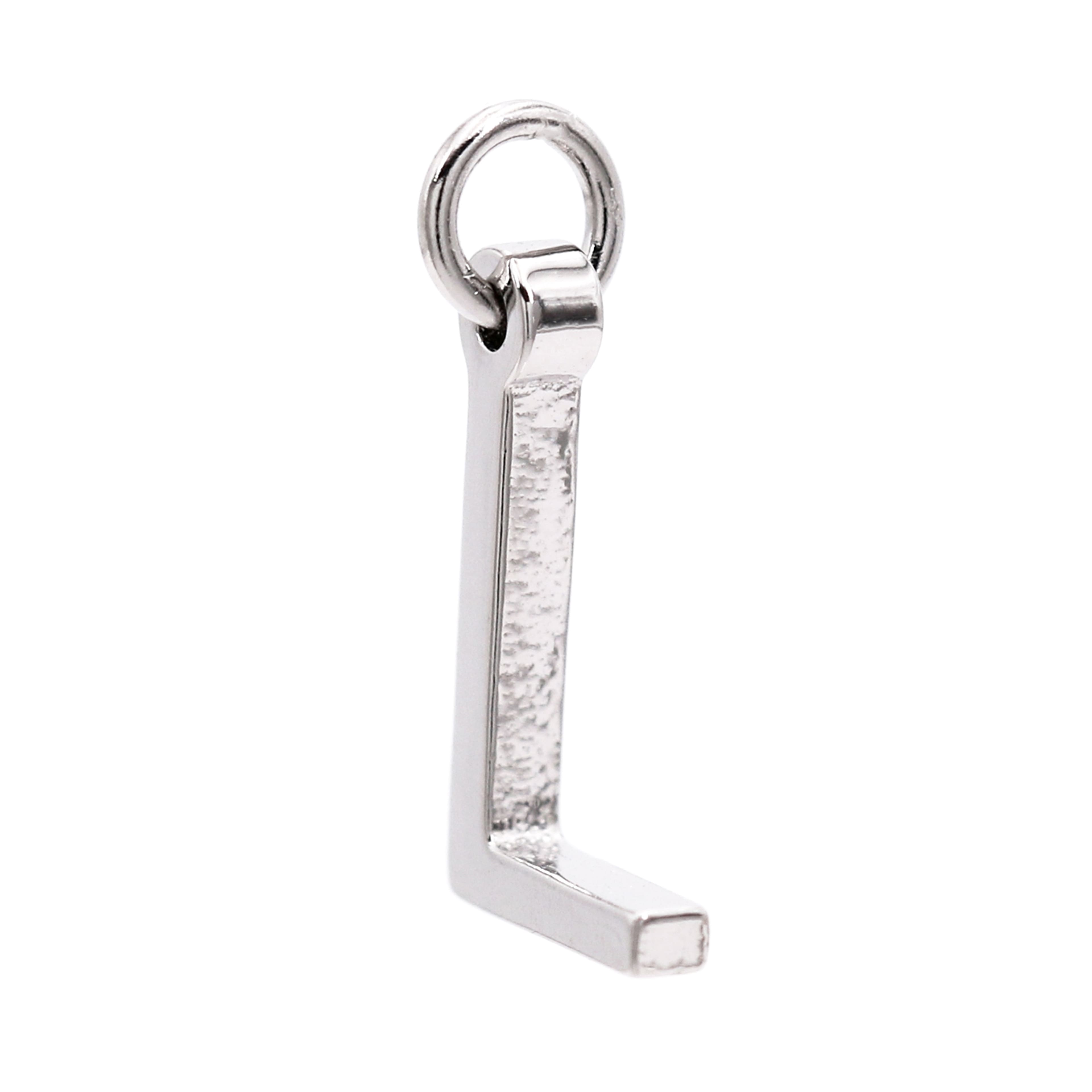 12 Pack: Sterling Silver Alphabet Charm by Bead Landing™