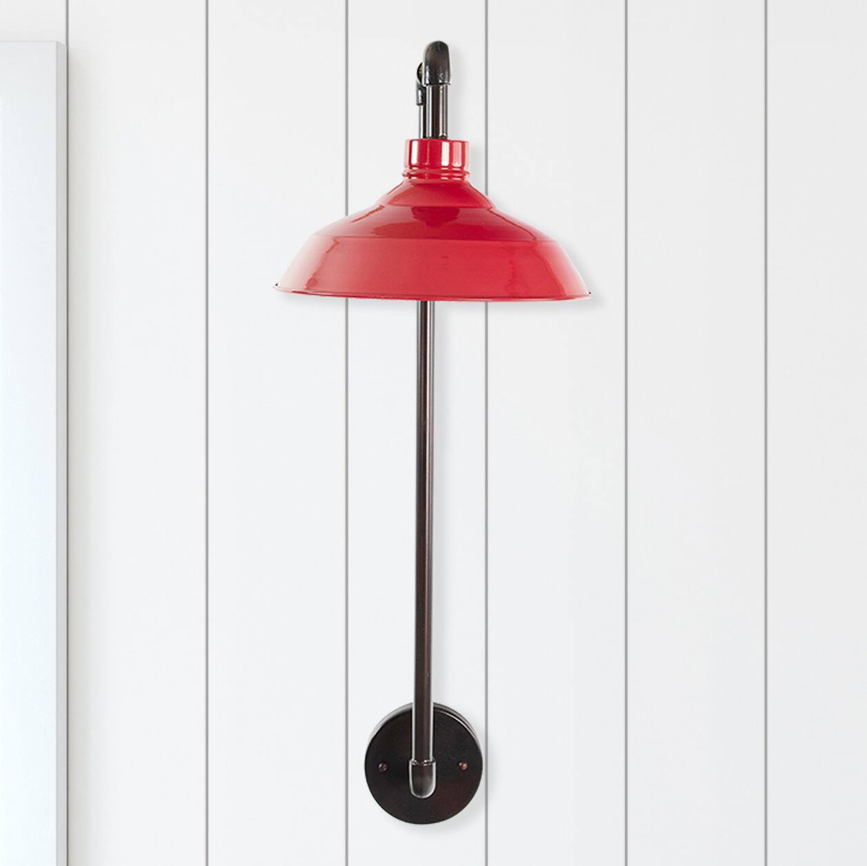 Hello Honey® 33" Metal Wall Sconce with Round Shade
