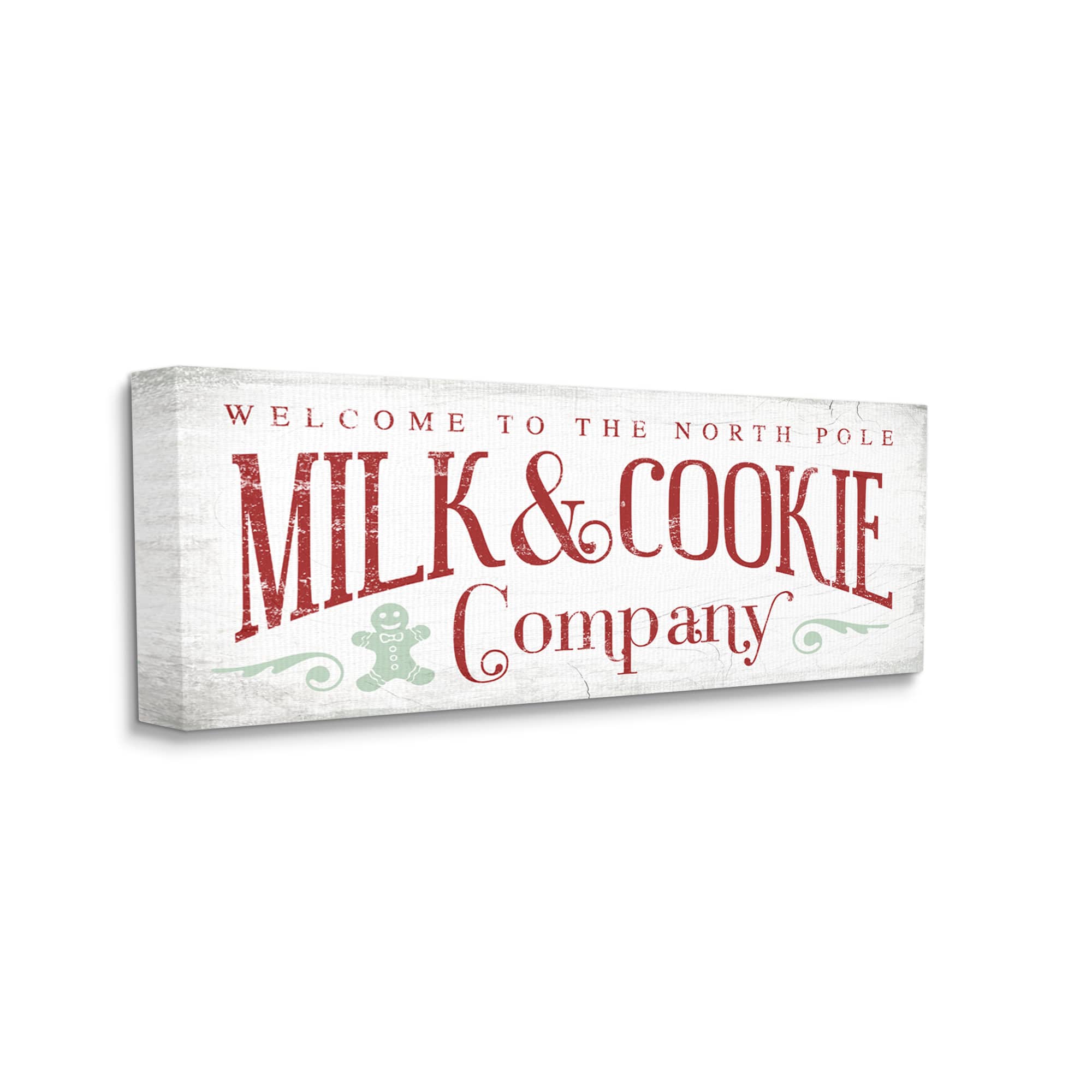 Stupell Industries Milk & Cookie Company Sign Canvas Wall Art