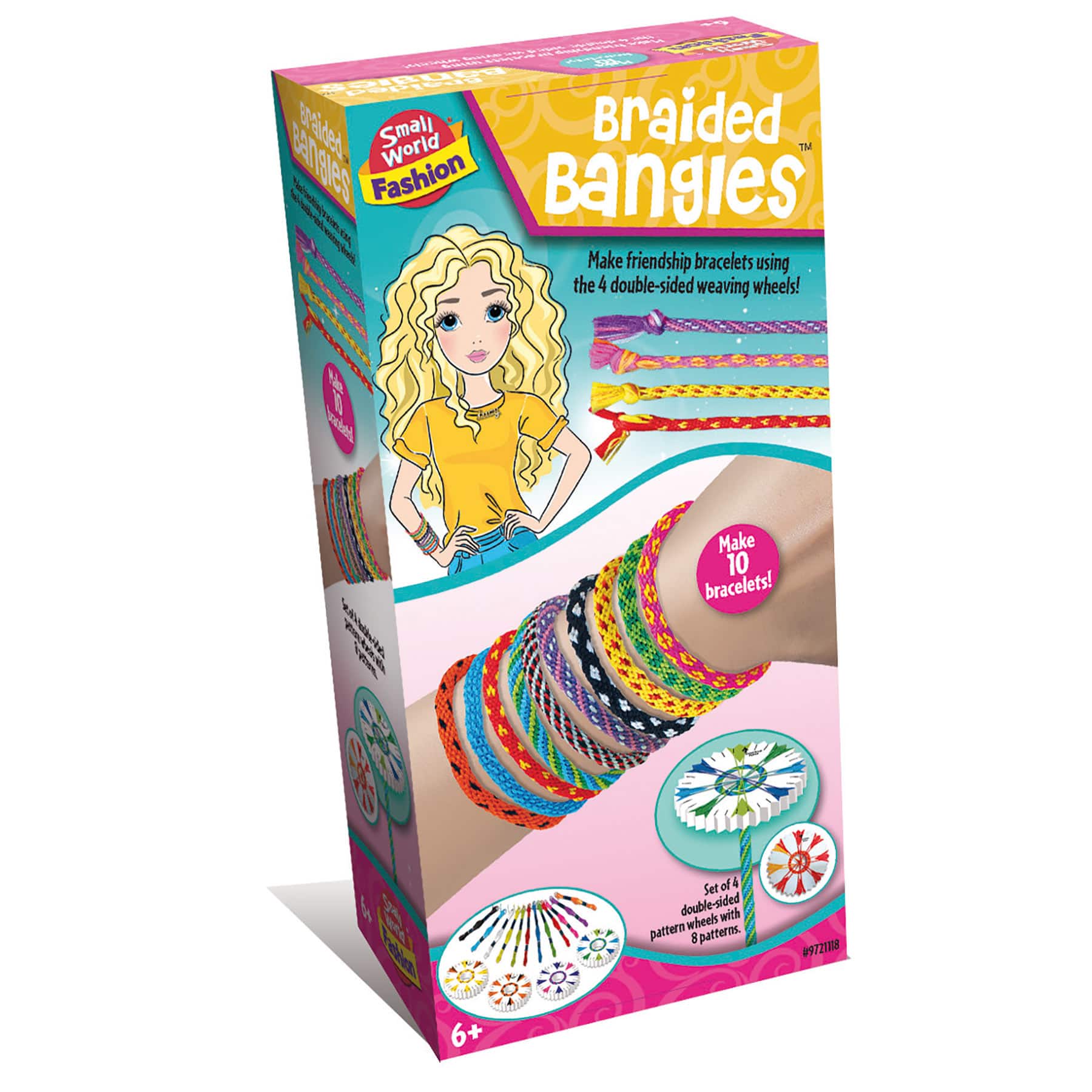 Small World Toys Braided Bangles Bracelet DIY Kit