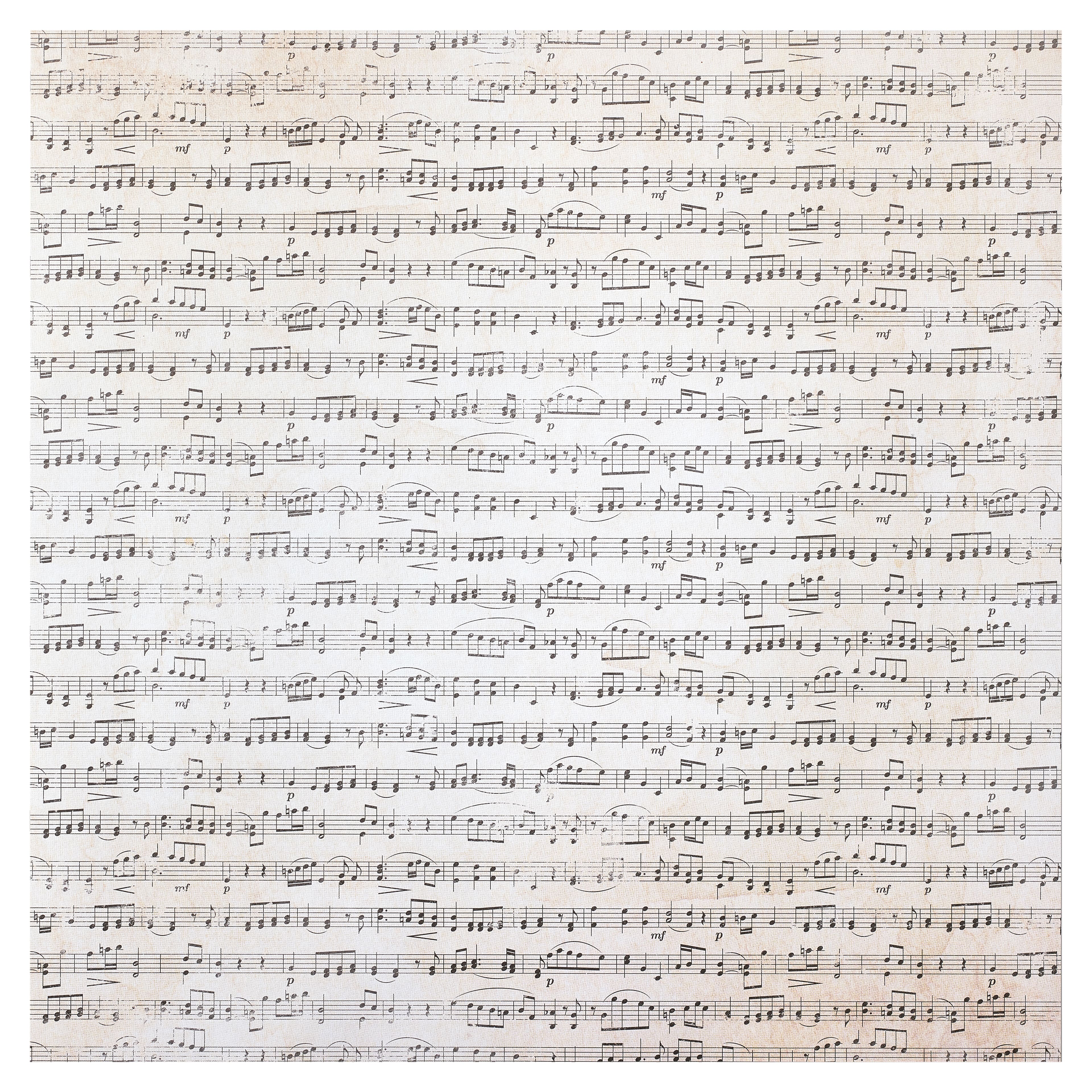 Music Sheet Cardstock Paper by Recollections™, 12" x 12"