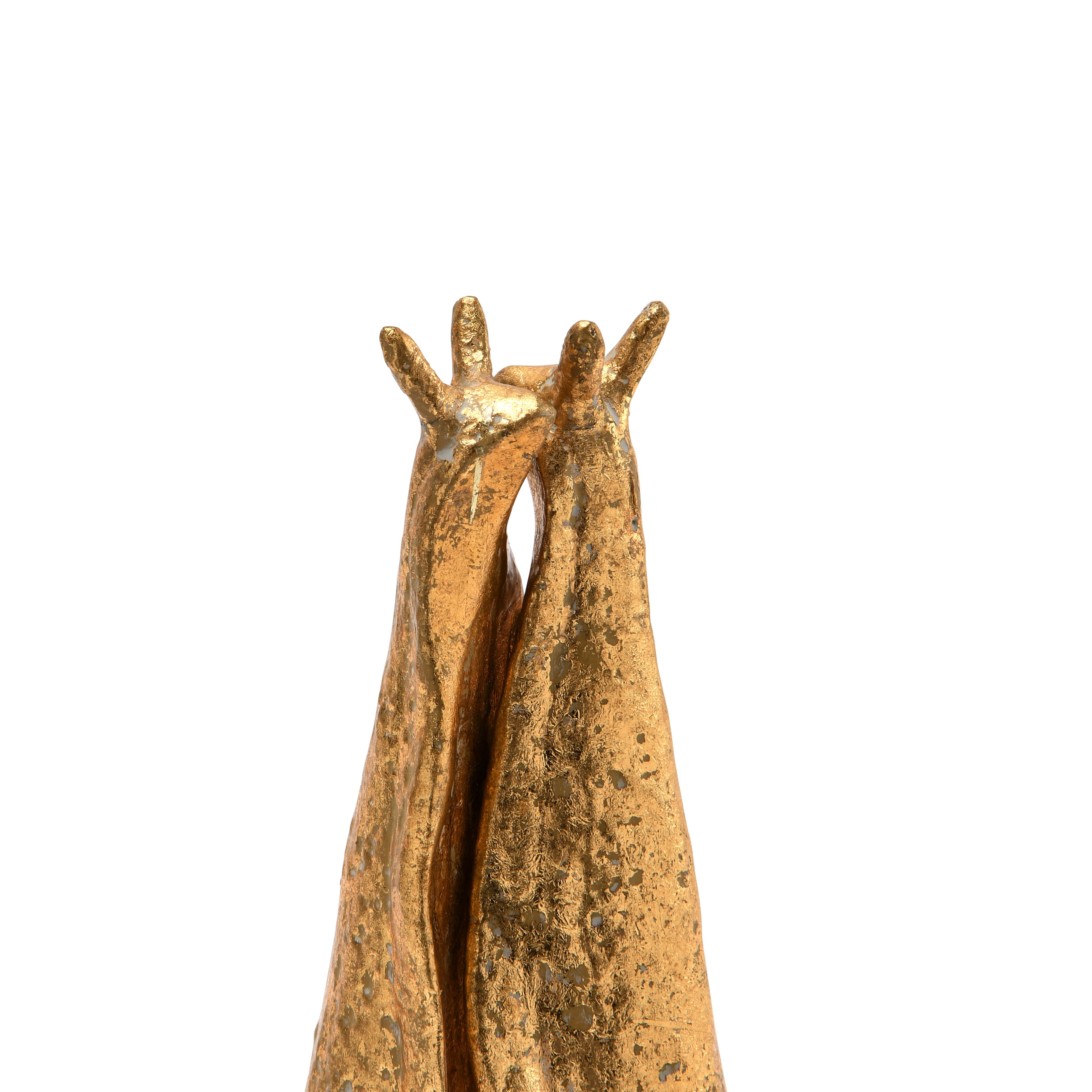 Hello Honey® 9" Gold Iron Snail Bookends Set