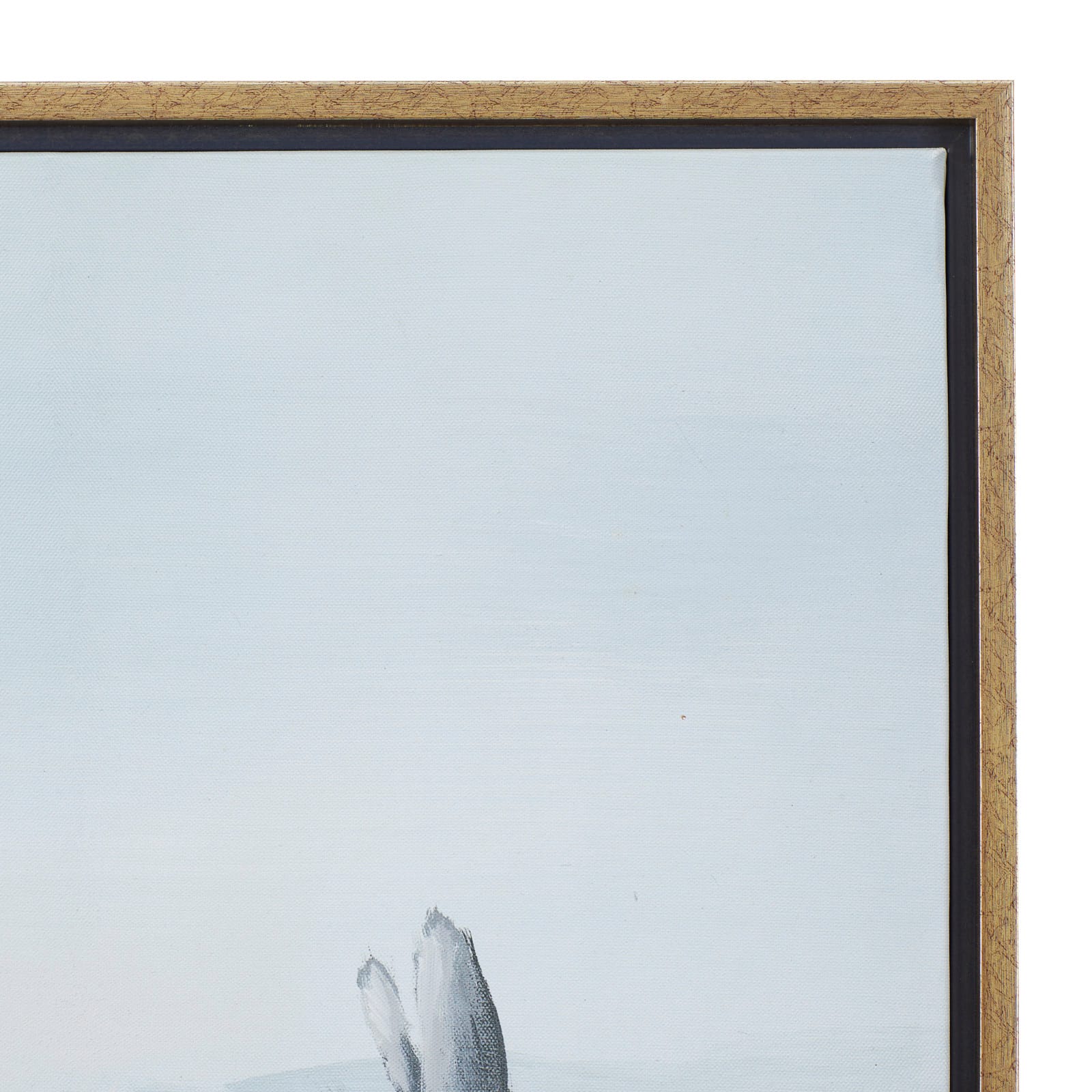 Gray Polystone Modern Farmhouse Framed Wall Art