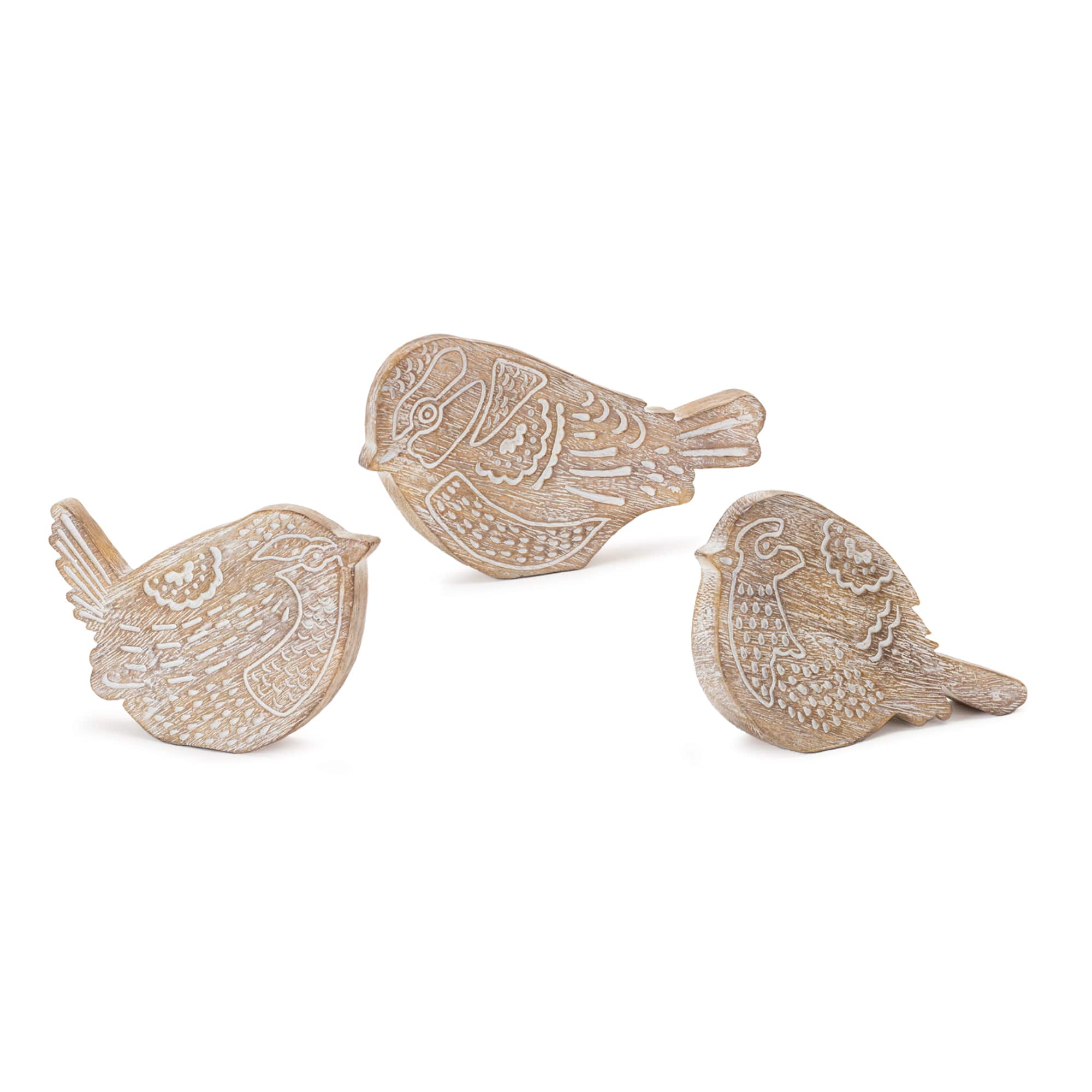 Etched Bird Décor Set