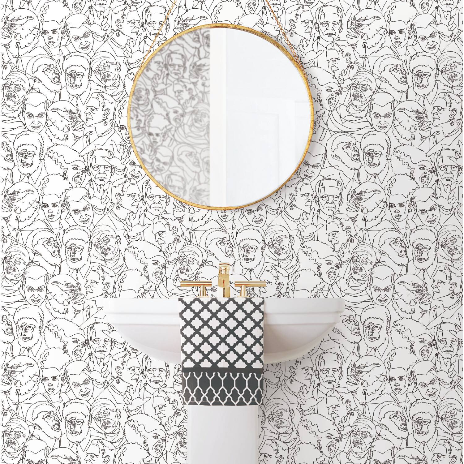 RoomMates Universal Classic Monsters Peel & Stick Wallpaper