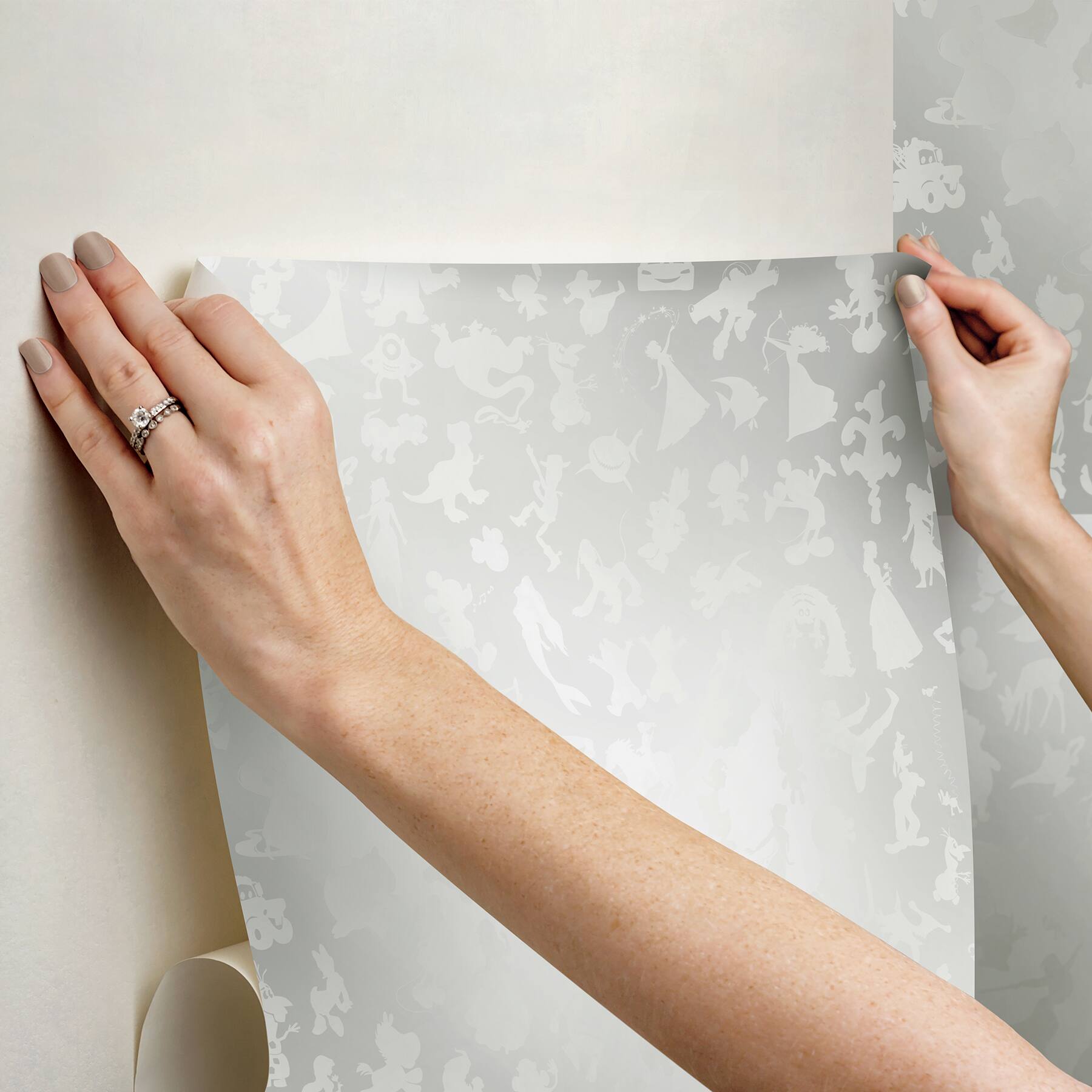 RoomMates Disney 100th Anniversary Characters Pearl Peel & Stick Wallpaper