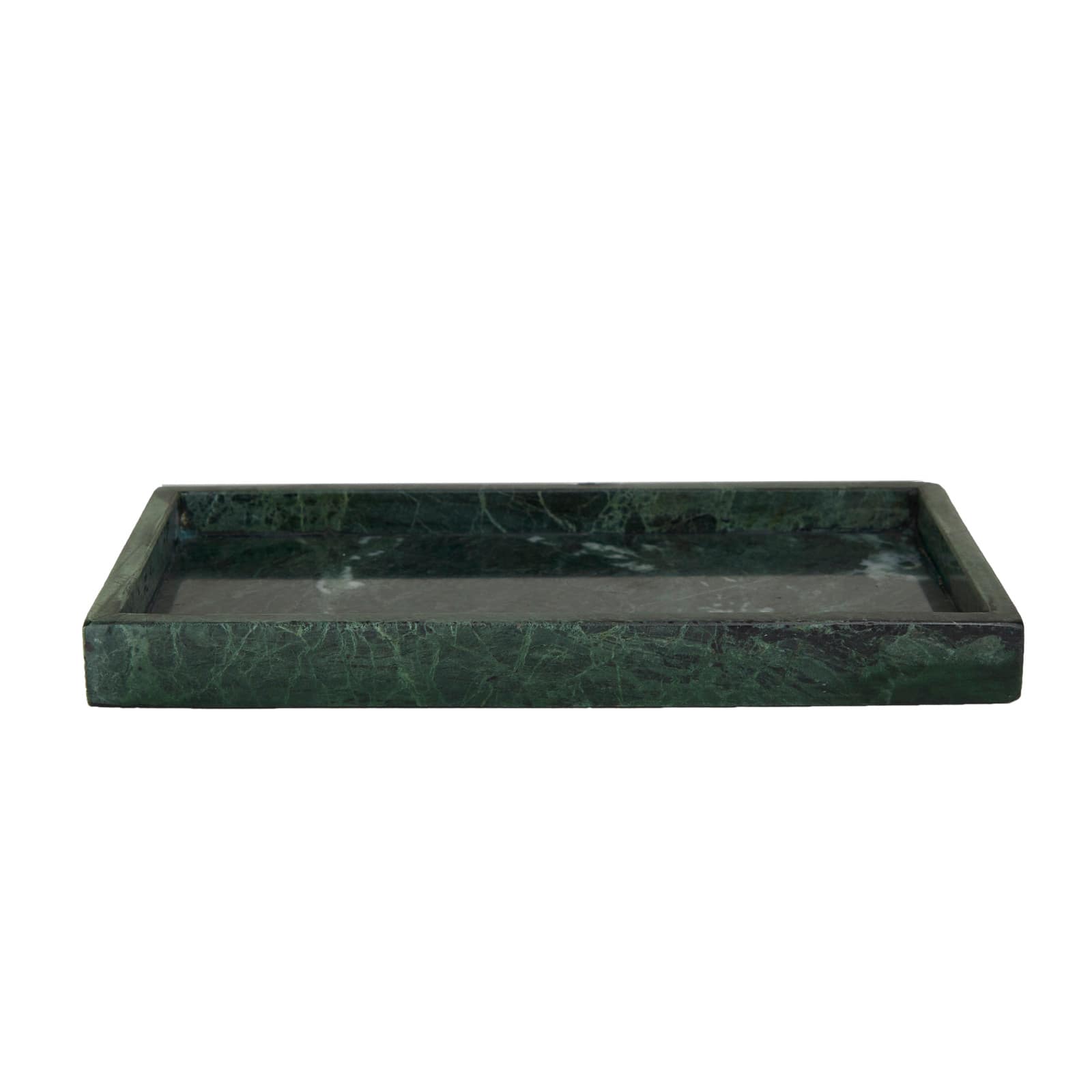 CosmoLiving by Cosmopolitan Green Marble Tray Set