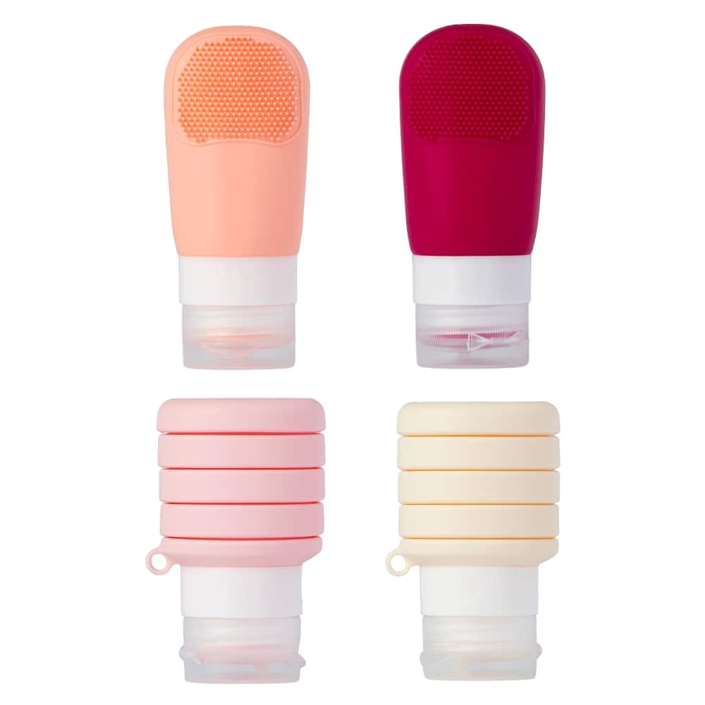 Pink Travel Bottle Set