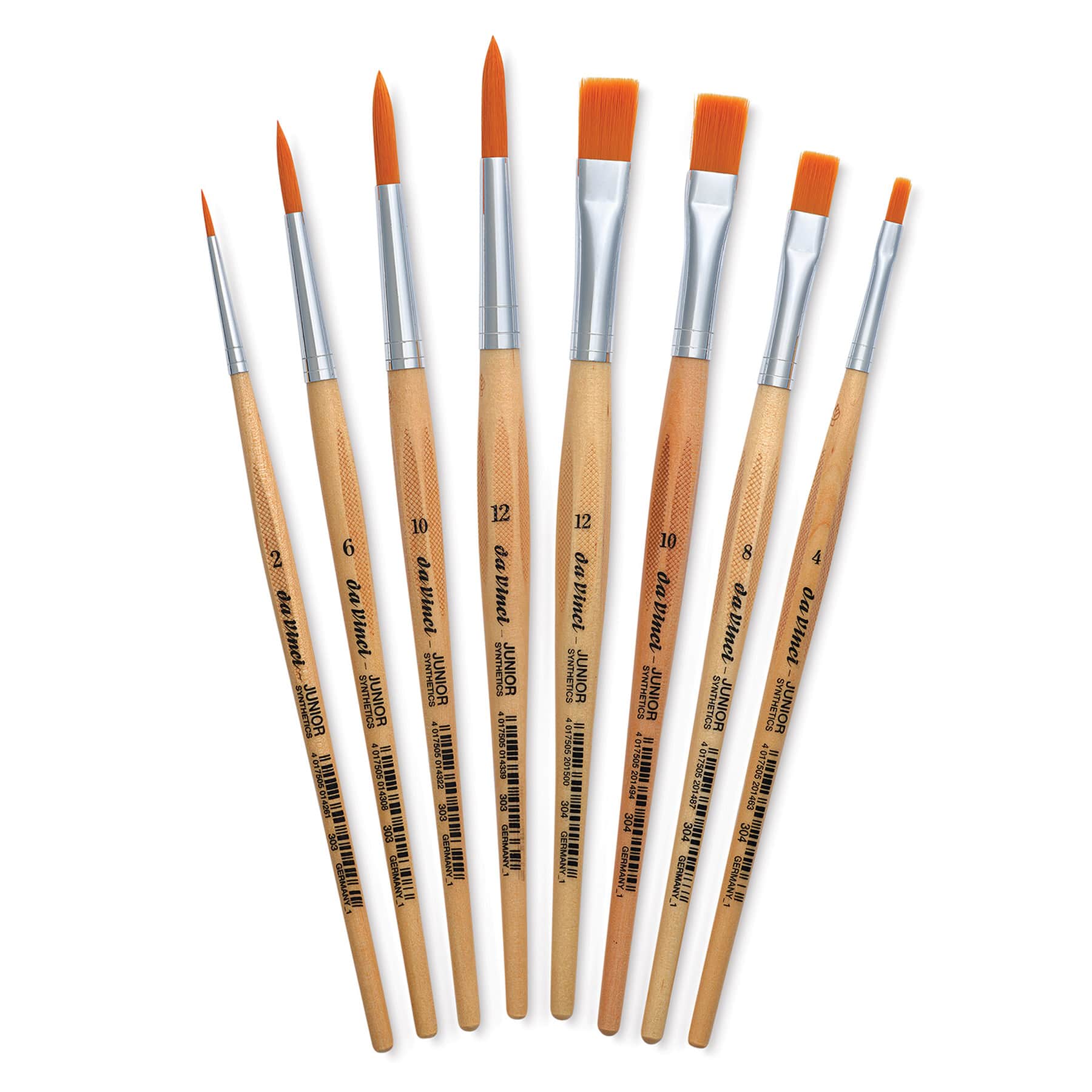 da Vinci JUNIOR Synthetics 8 Piece Brush Set