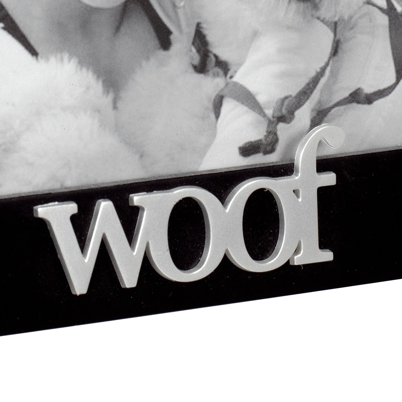 Malden International Designs Woof Expressions Black 4" x 6" Frame