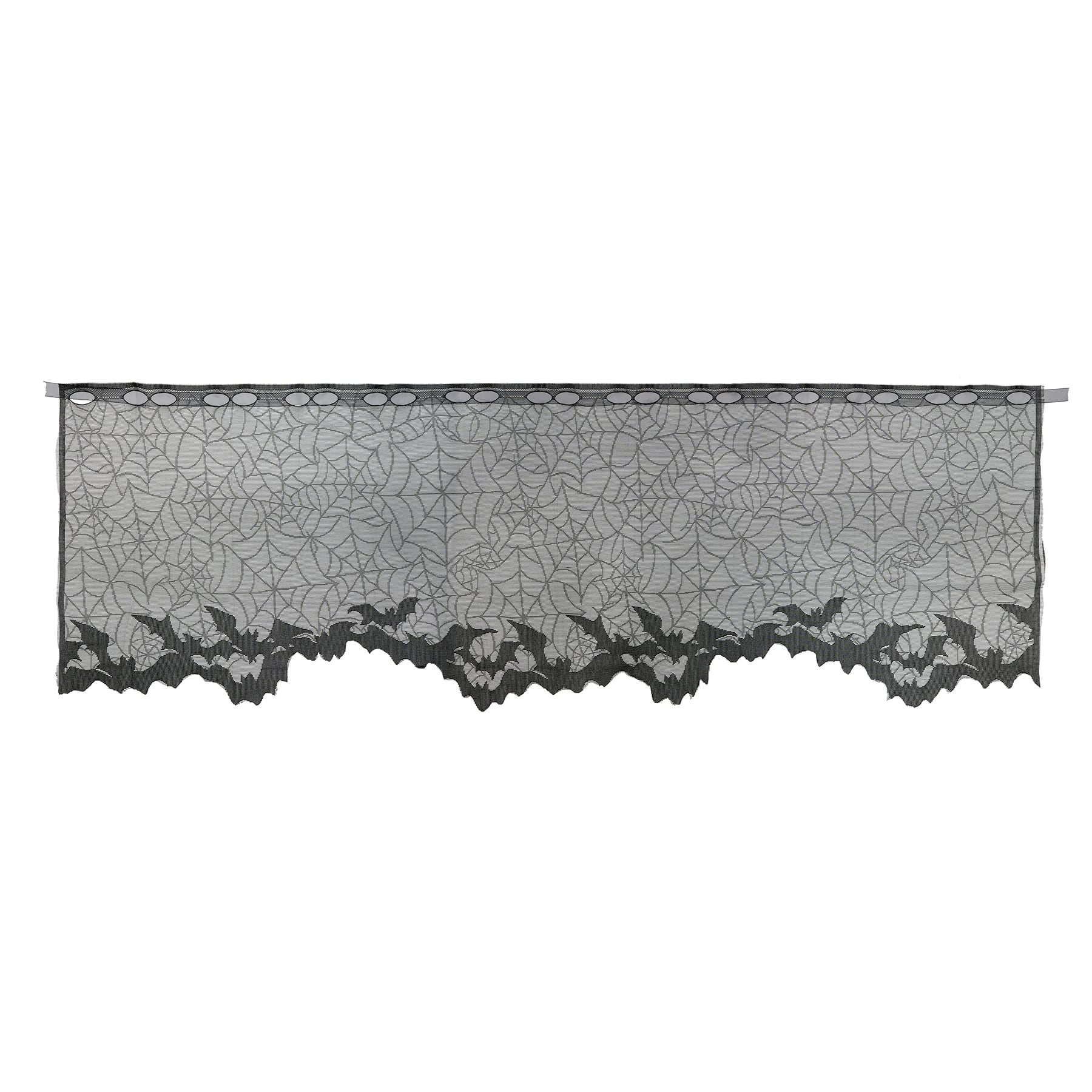 Michaels, Black Spiderwebs & Bats Lace Lamp Cover by Celebrate It™ – Category: Halloween Party Supplies