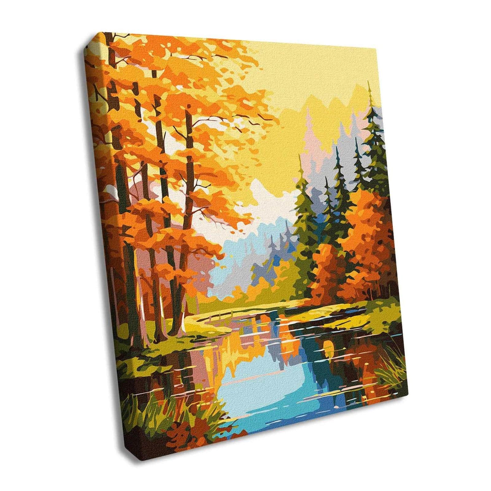 Ideyka Autumn Beauty Painting by Numbers Kit