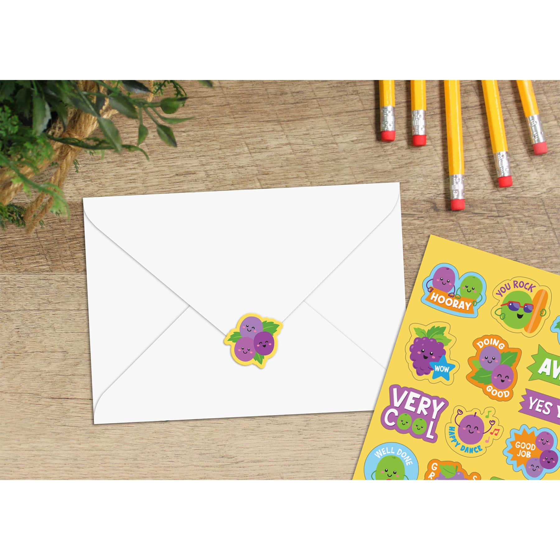 Teacher Created Resources® Grape Smelly Stickers, 6 Packs of 120