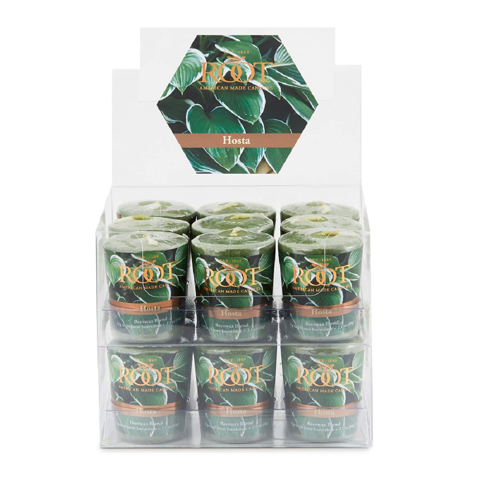 Root Candles Scented 20 Hour Beeswax Blend Votive Candles, 18ct.