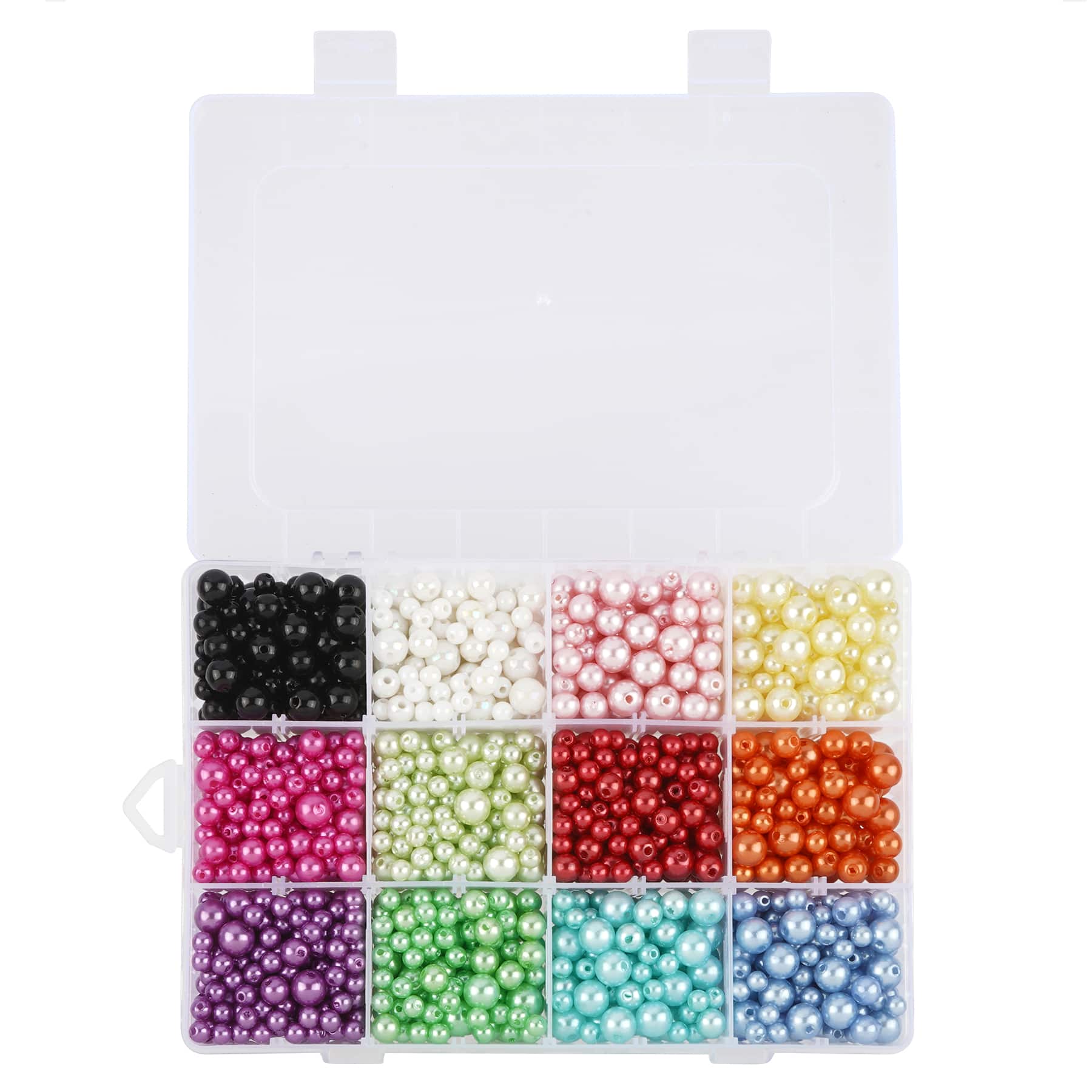 6 Pack: Mixed Round Pearl Beads by Bead Landing™