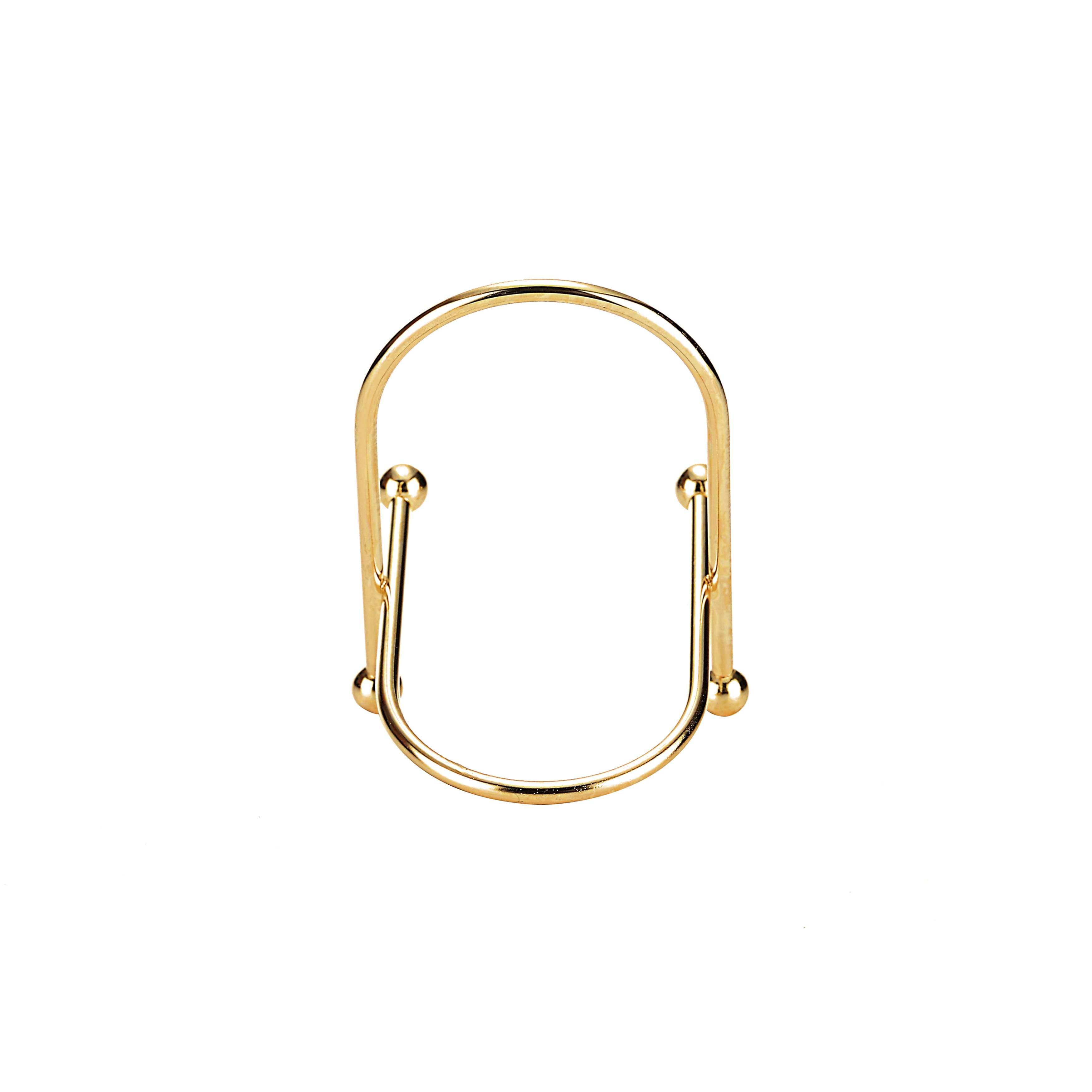 12 Pack: 4" Golden Curved Wire Photo Easel by Studio Décor®