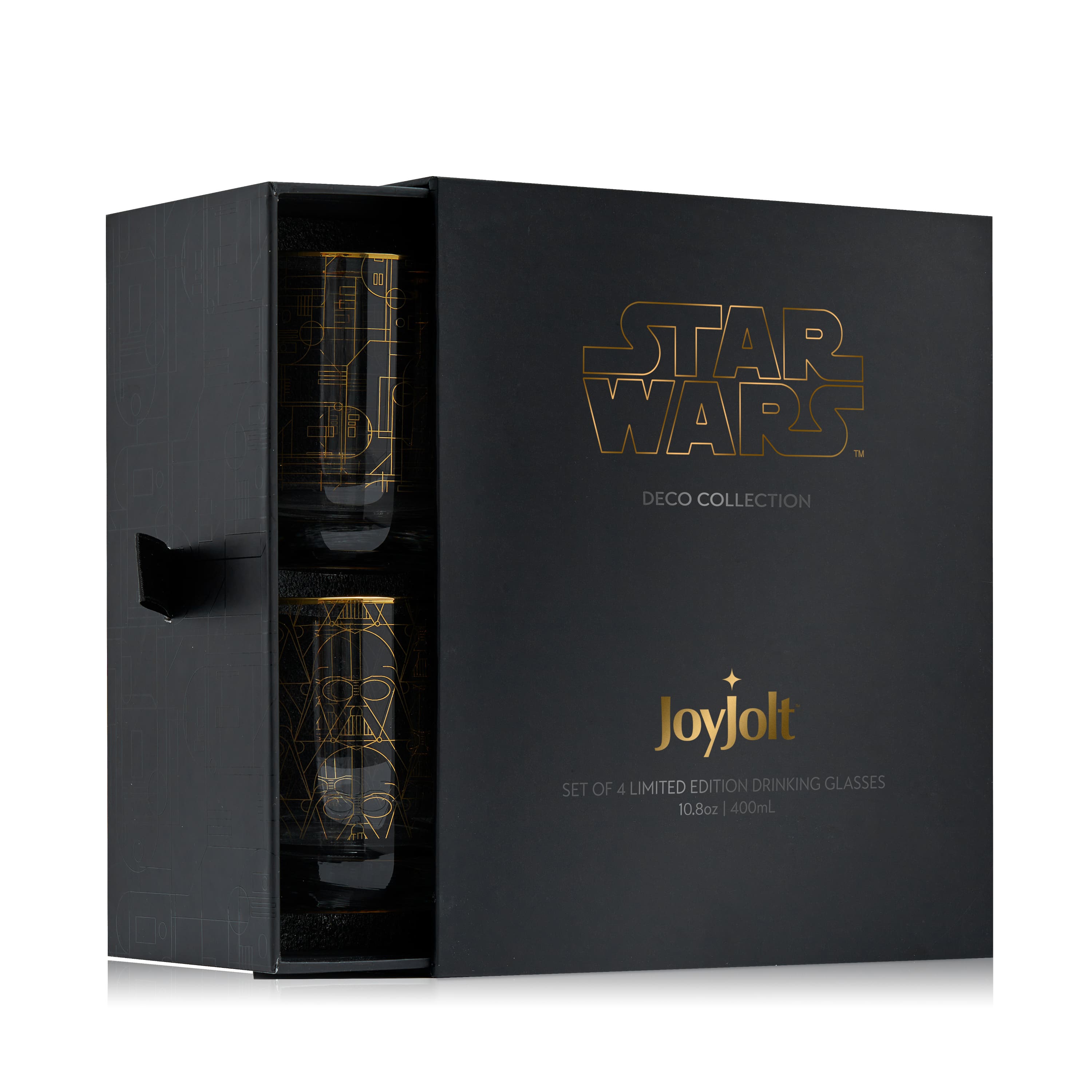 JoyJolt® 10oz. Star Wars™ Deco Double Old Fashion Drinking Glasses, 4ct.