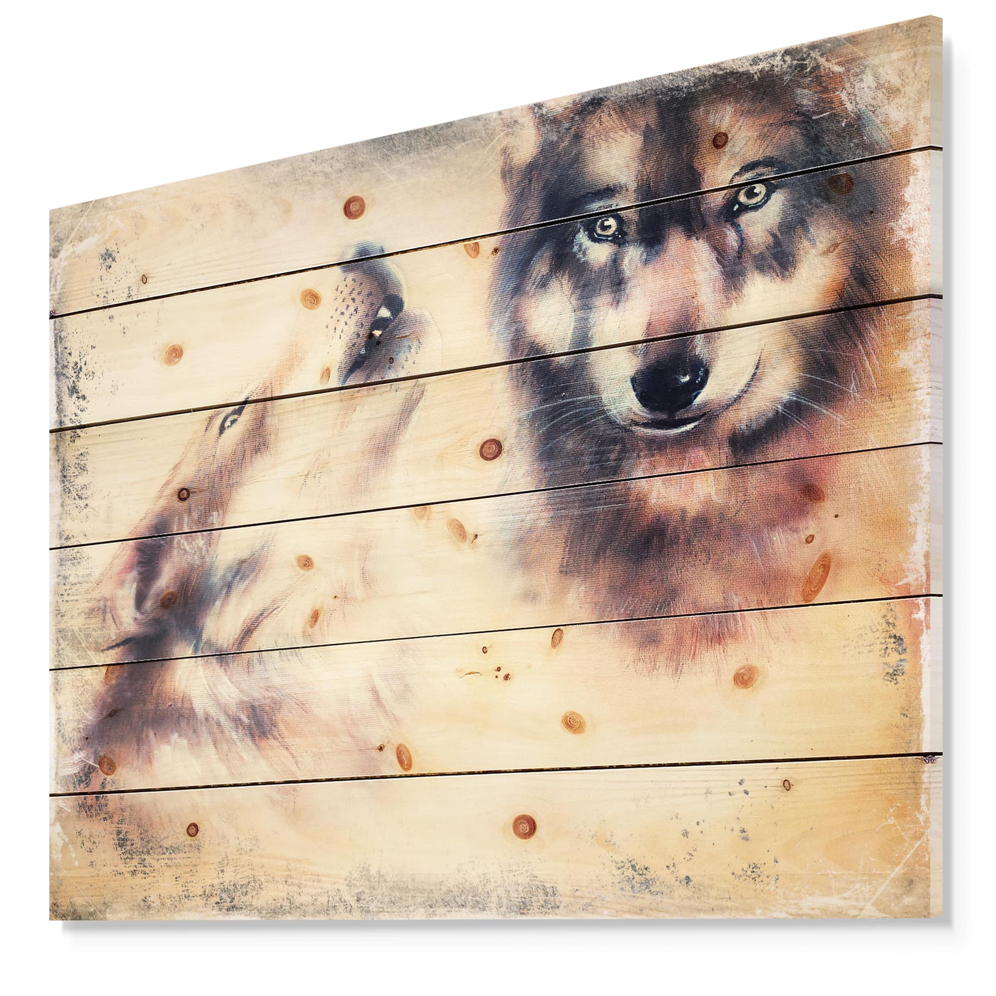 Designart - Howling Wolf