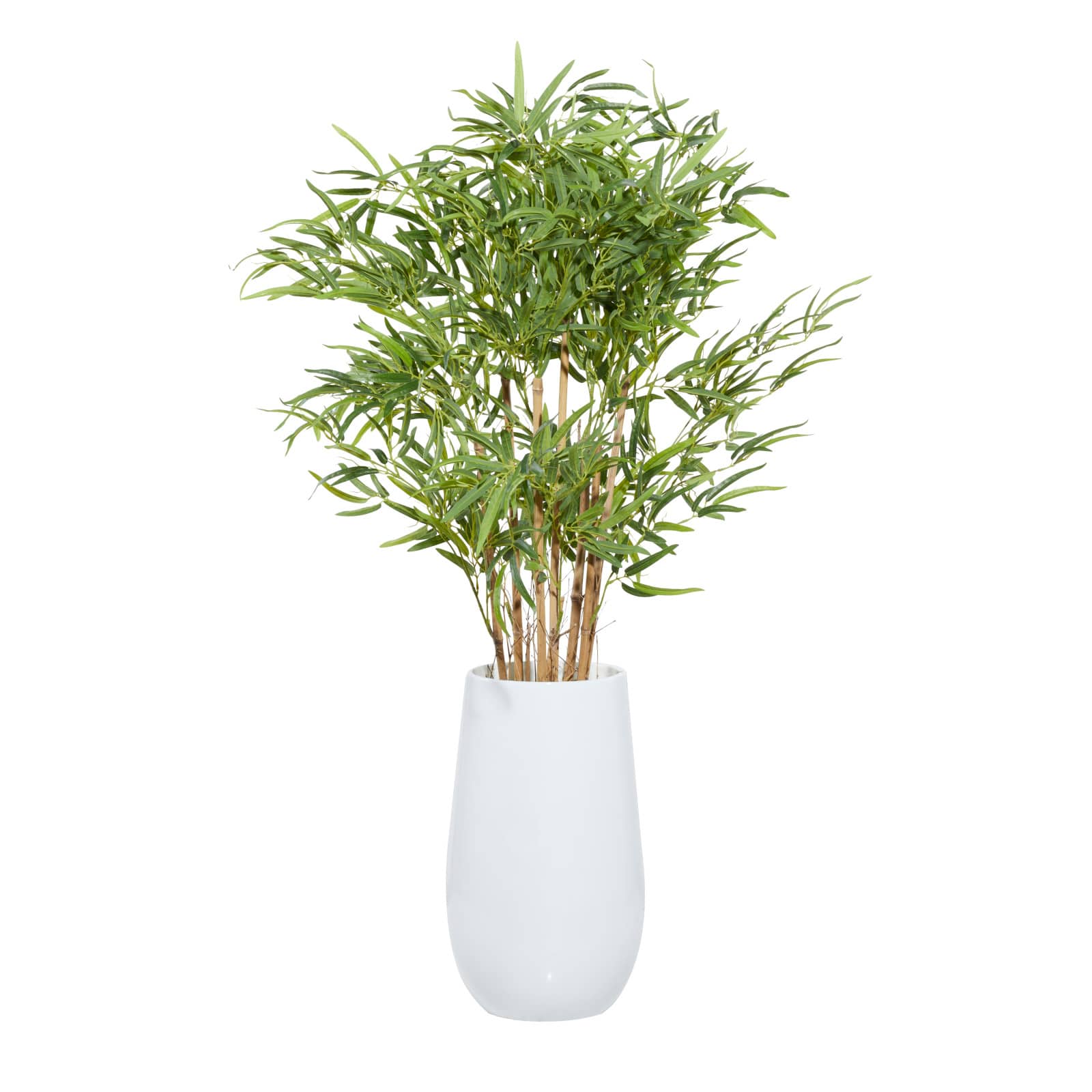 54" White Contemporary Floral & Botanical Artificial Foliage