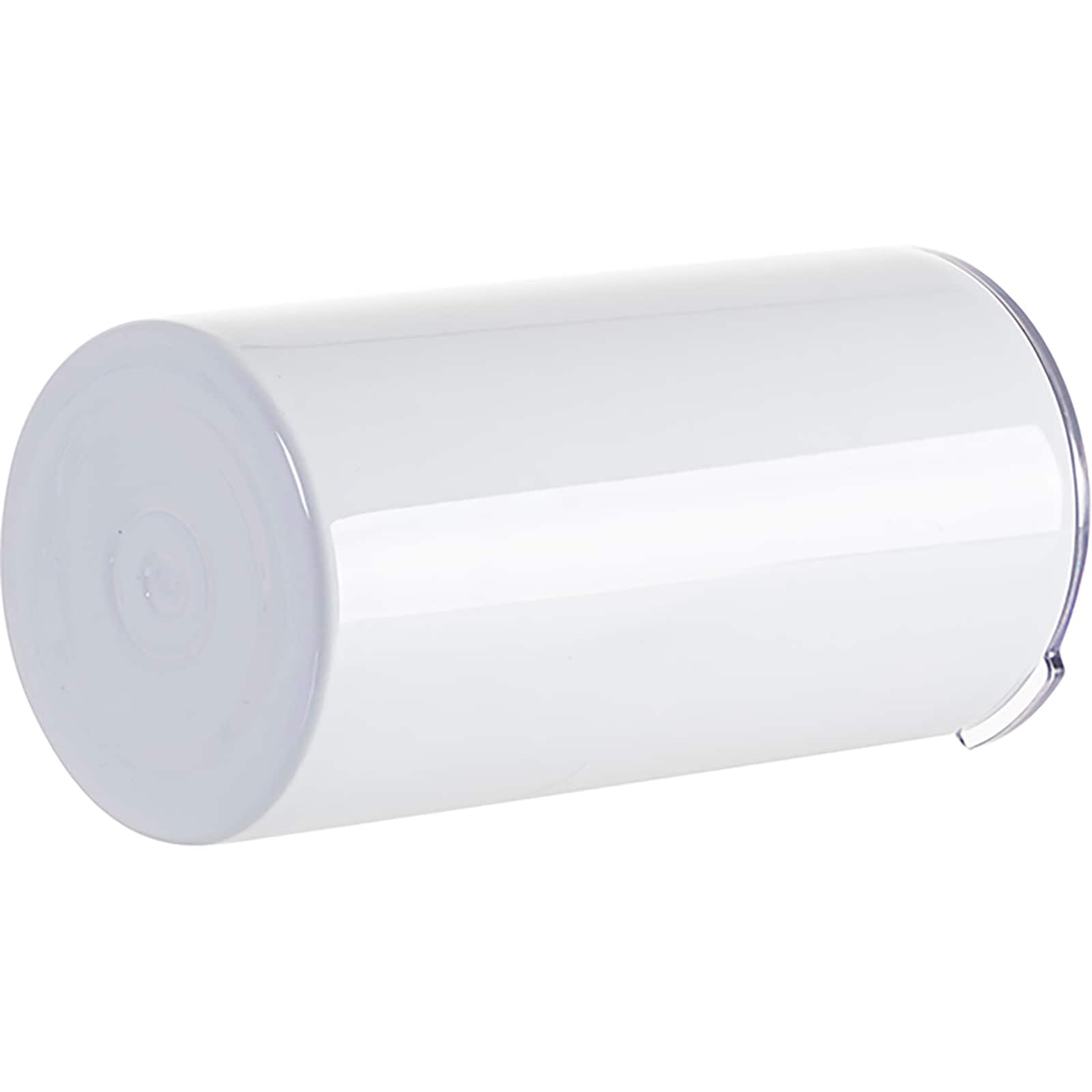 Craft Express 4ct. 20oz. White Stainless Steel Mug with Slide Lid