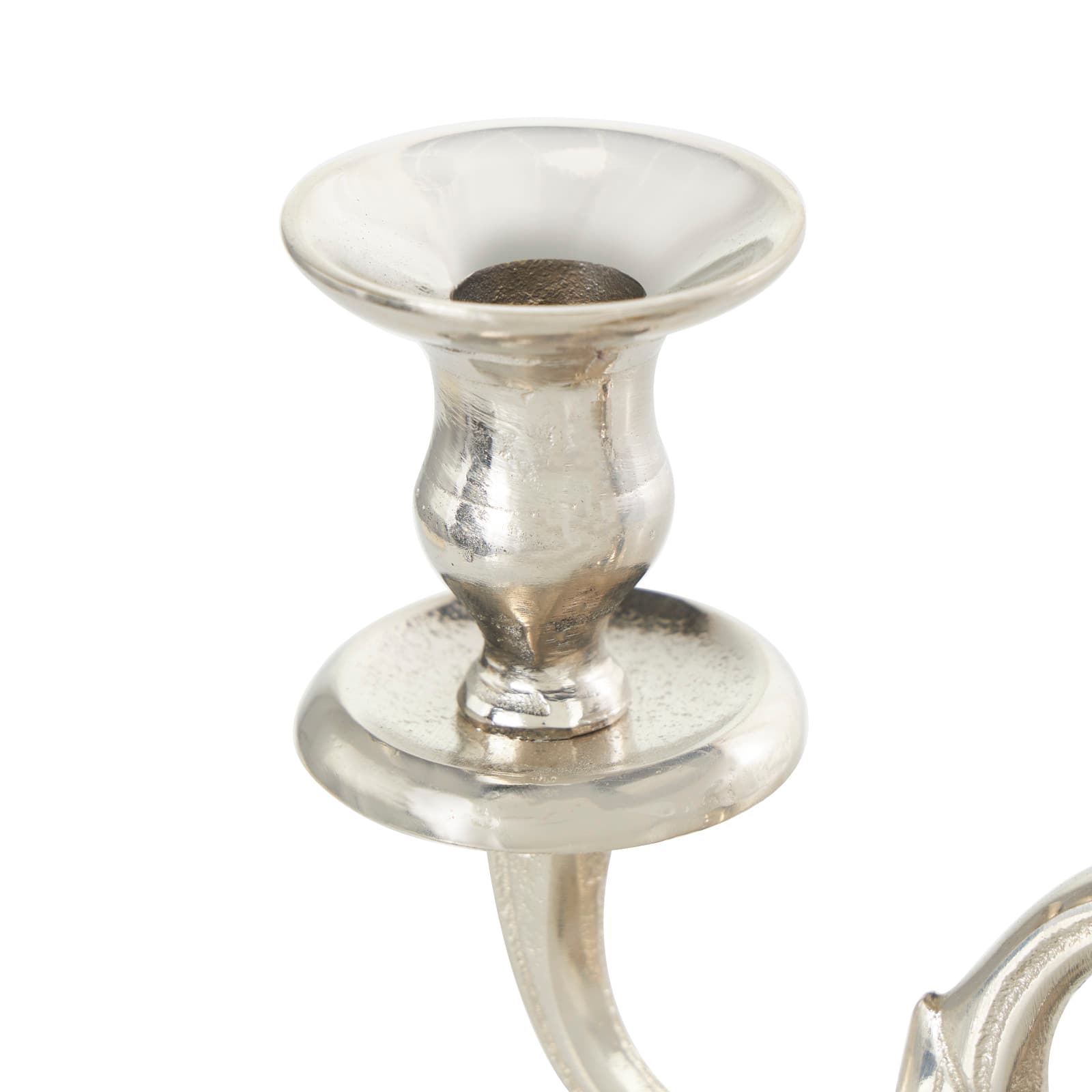 Aluminum Scrolled Candelabra
