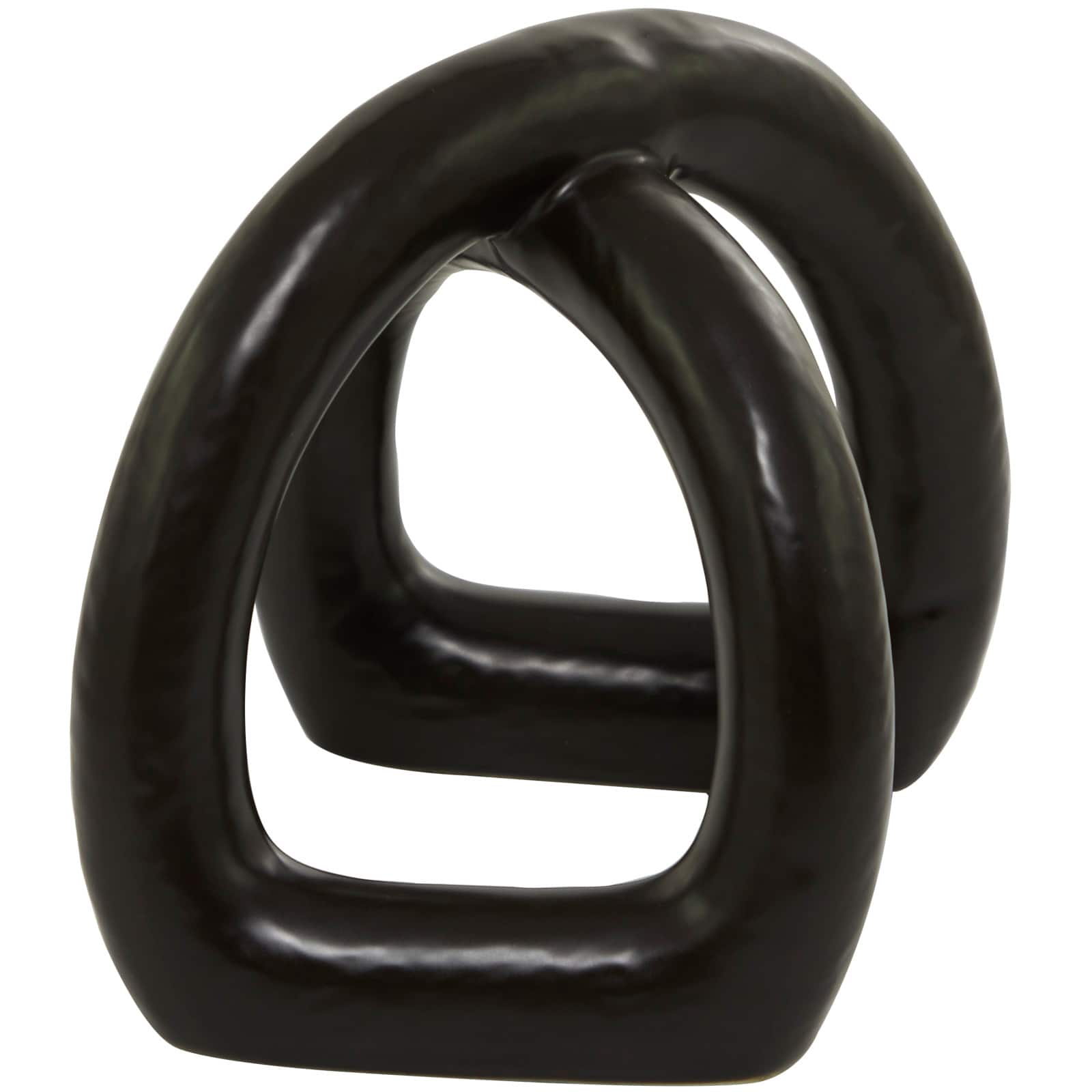CosmoLiving by Cosmopolitan 8" Porcelain Arched Abstract Sculpture