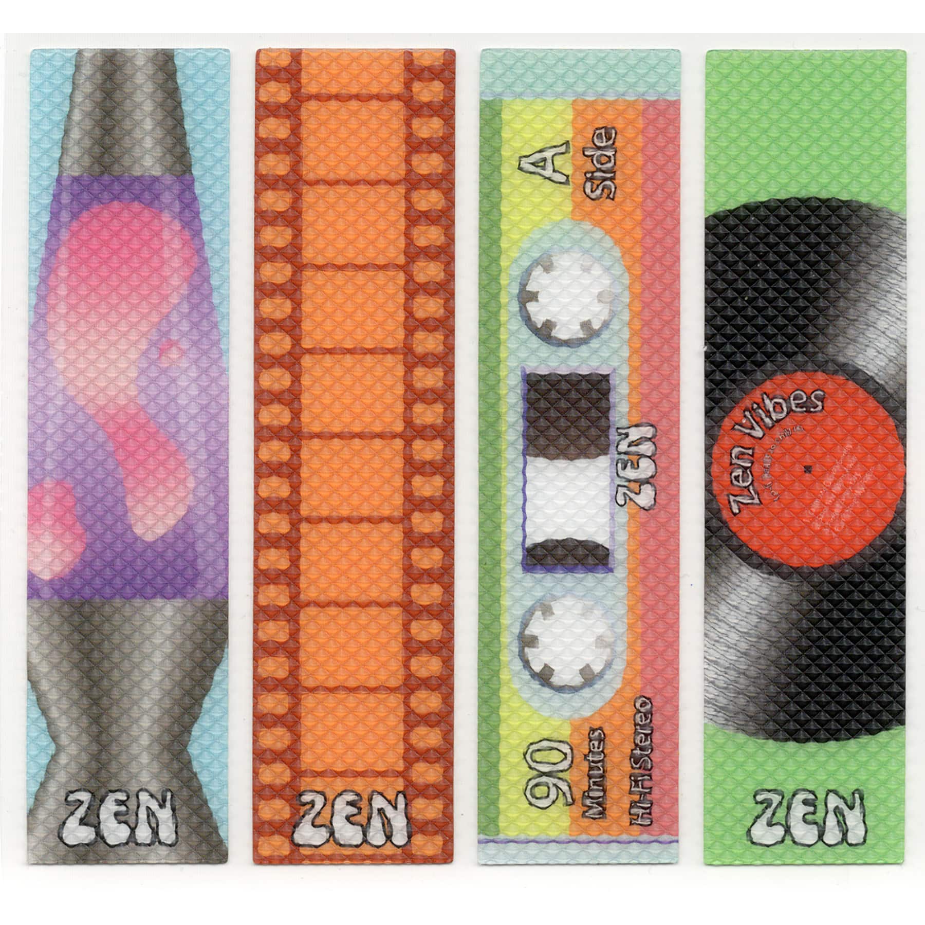 The Pencil Grip™ Bumpy Retro Zen Strips Set