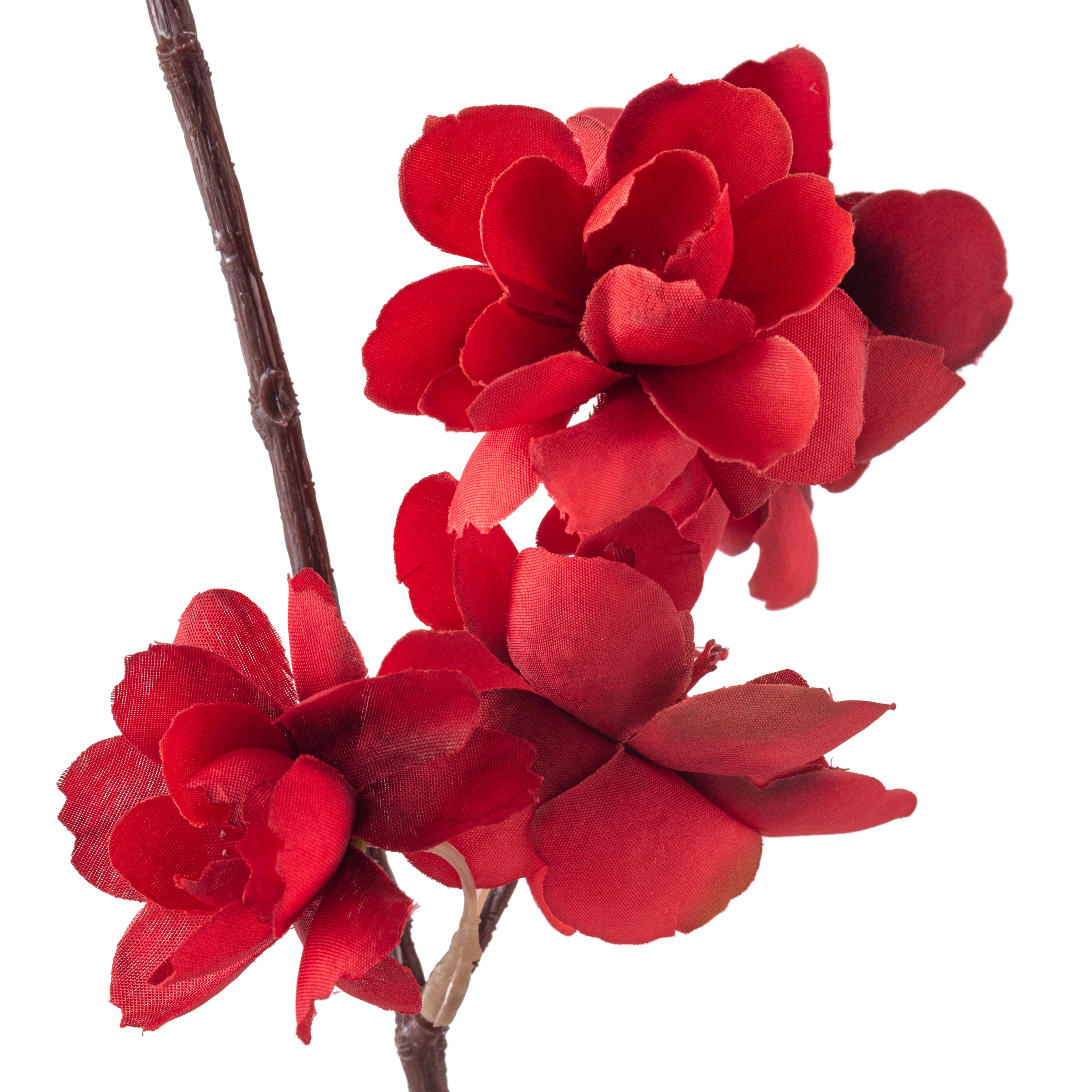 12 Pack: Red Apple Blossom Branch Spray by Ashland®