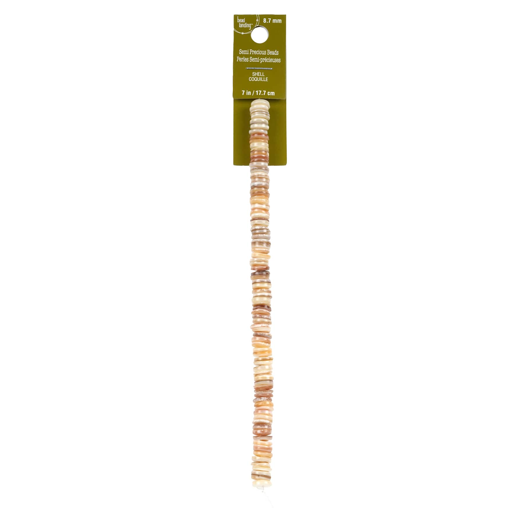 Natural Mother of Pearl Beads, 8.7mm by Bead Landing™