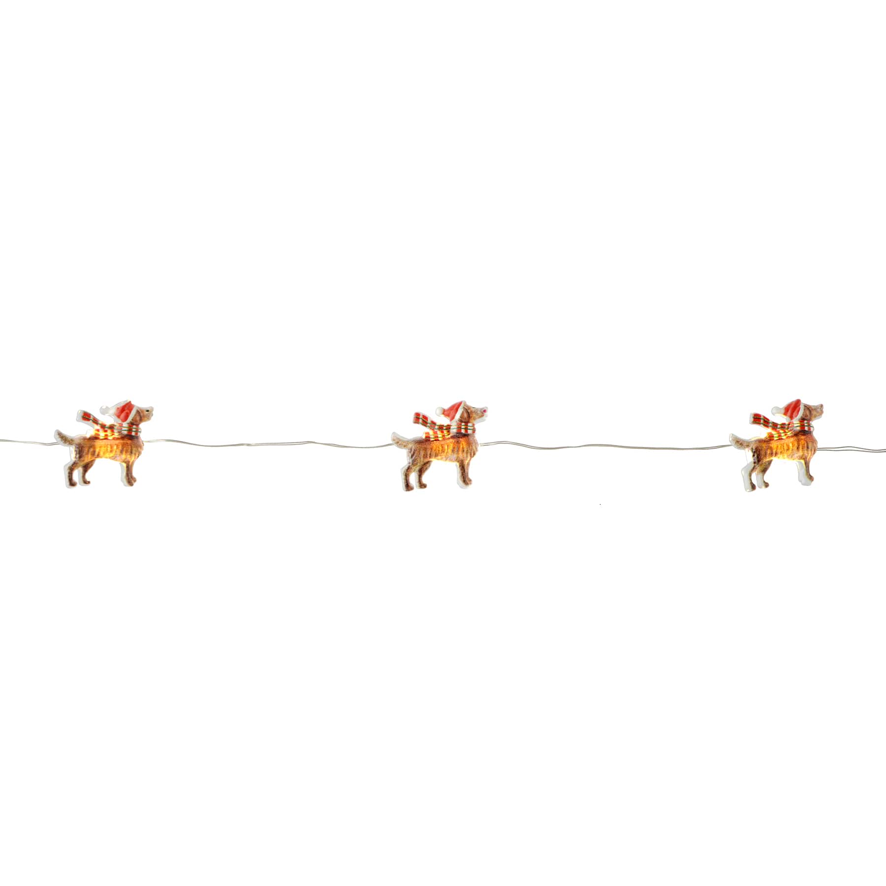 6ft. Dog with Scarf LED Icon String Lights by Ashland®