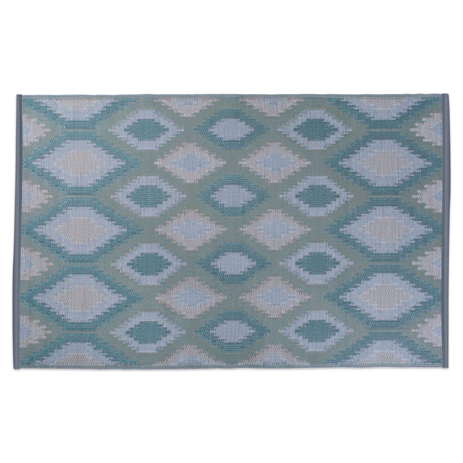 DII® Green Ikat Outdoor Rug, 4ft. x 6ft.