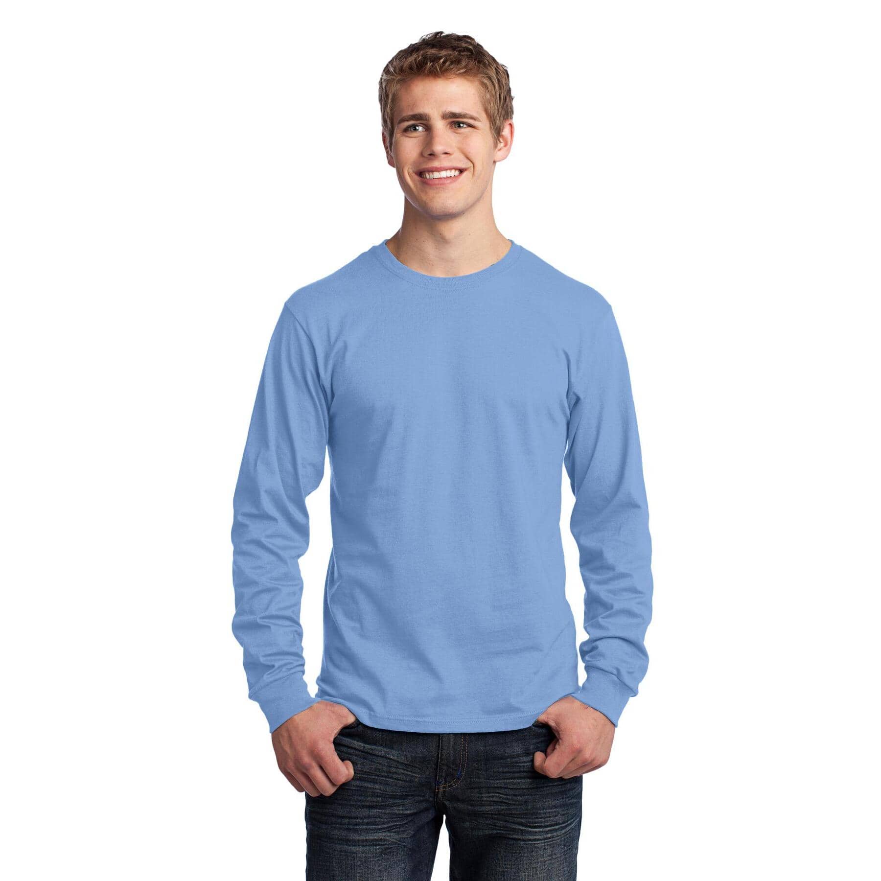 Port & Company® Long Sleeve Adult Core Cotton T-Shirt