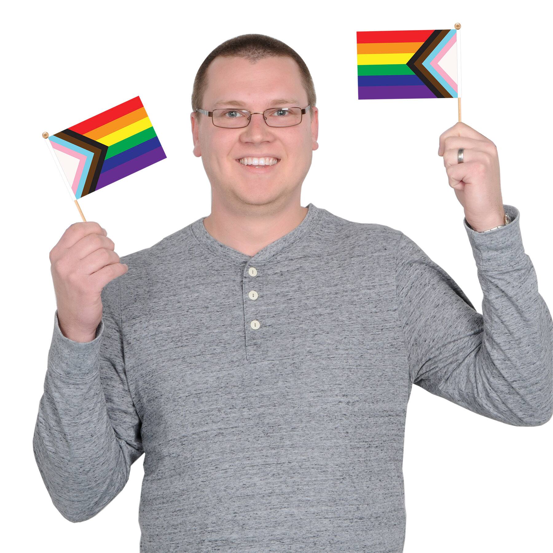 Beistle 4" x 6" Fabric Pride Flags, 12ct.