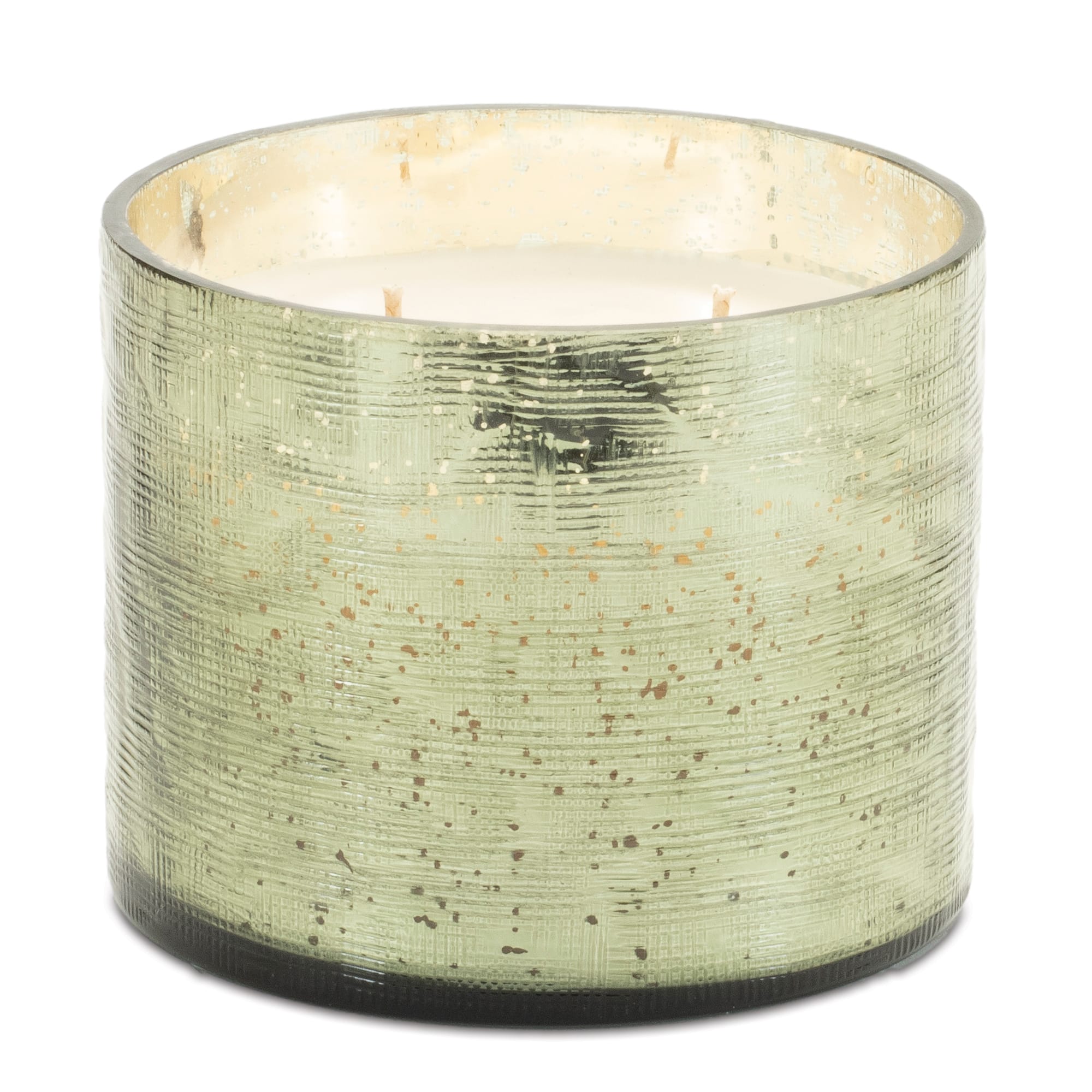 4" Fraiser Fir Scented Soy Candle with Etched Glass Holder