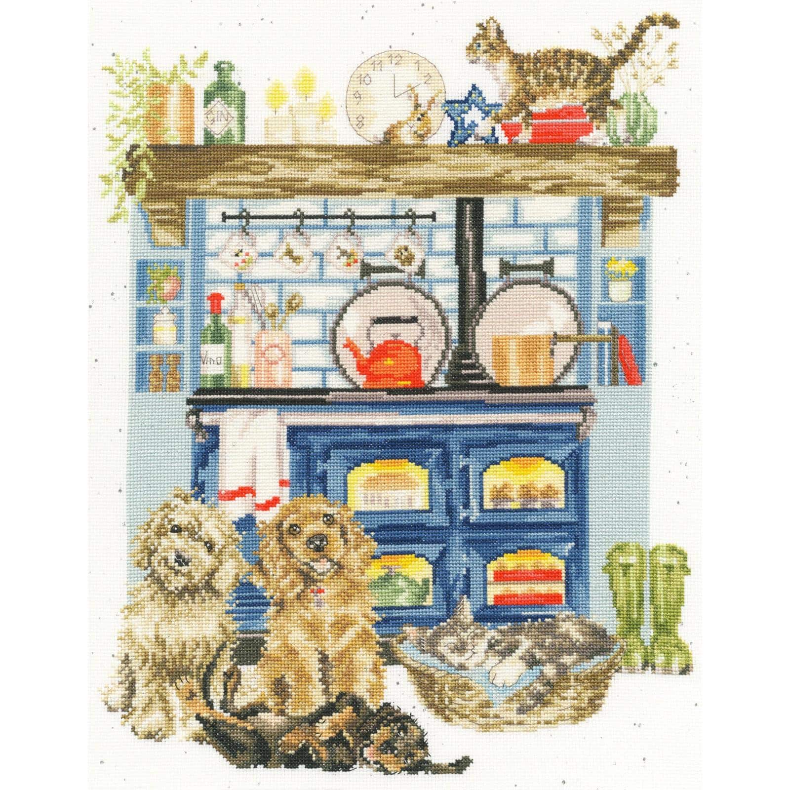 Bothy Threads Country Kitchen Counted Cross Stitch Kit