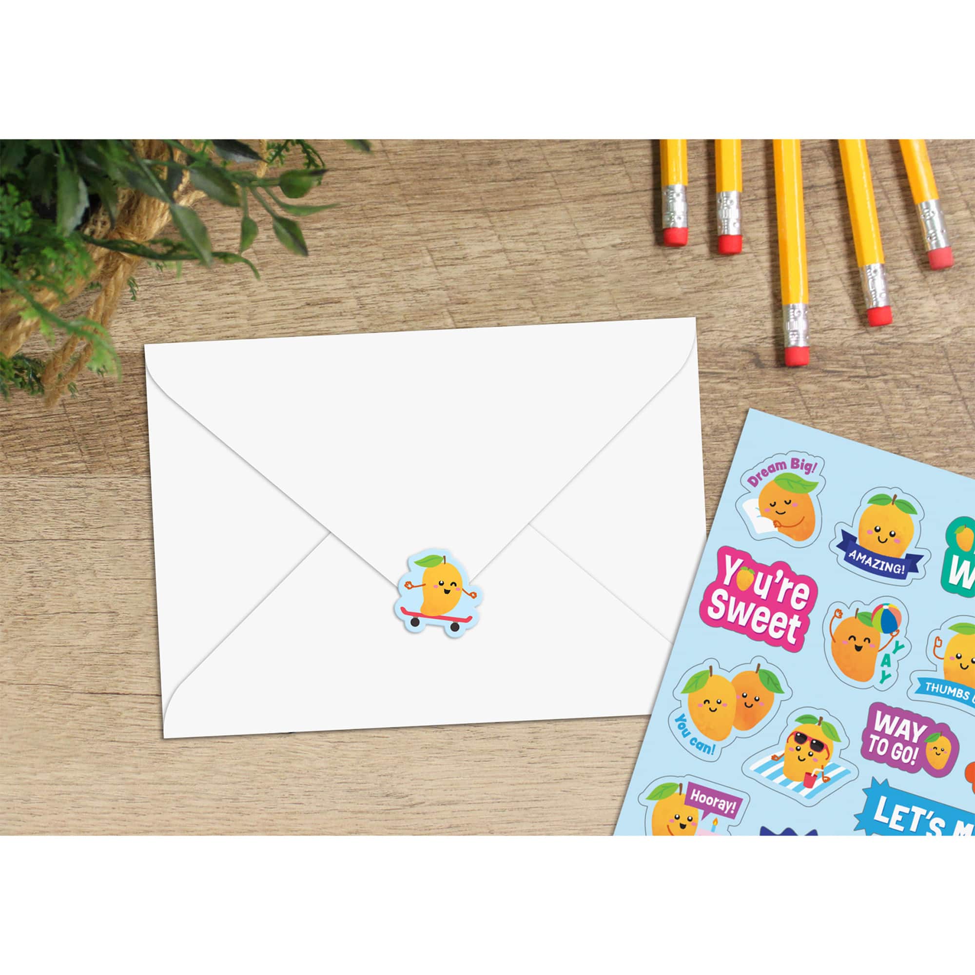 Teacher Created Resources® Mango Smelly Sticker Sheets, 6ct.