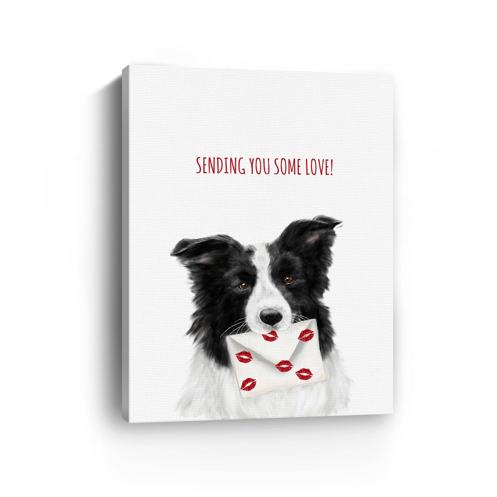 Sending You Some Love Canvas Giclée Art