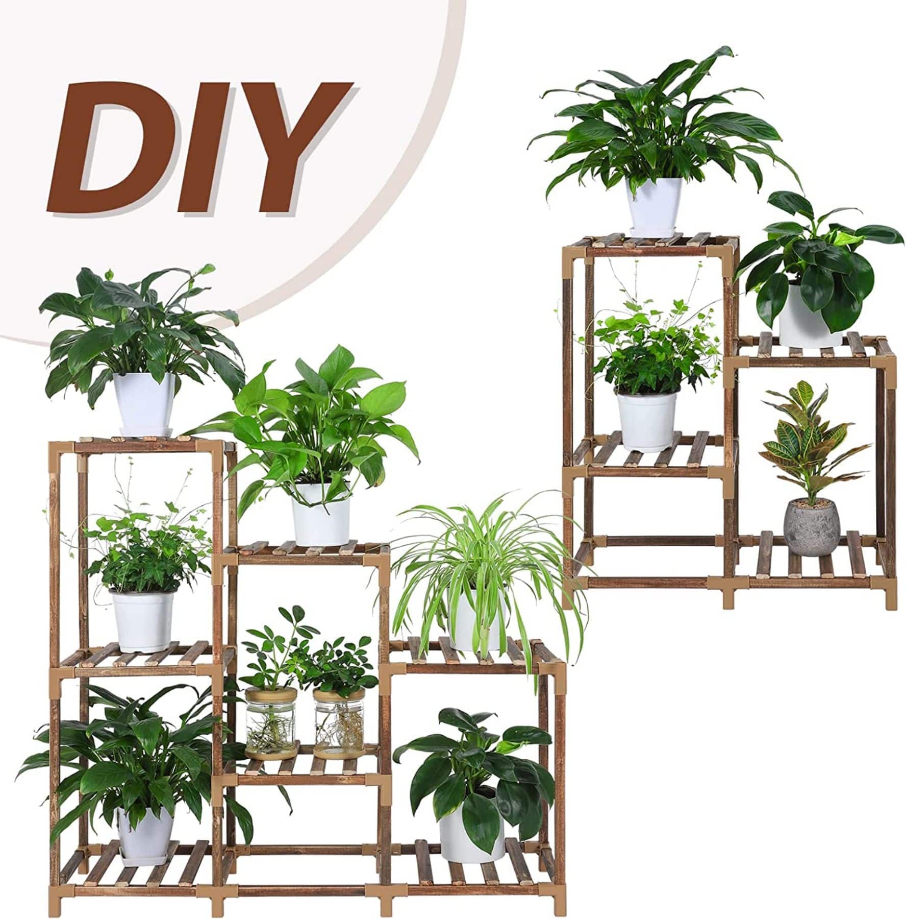 NEX™ 11 Shelf Wide Ladder Garden Plant Rack