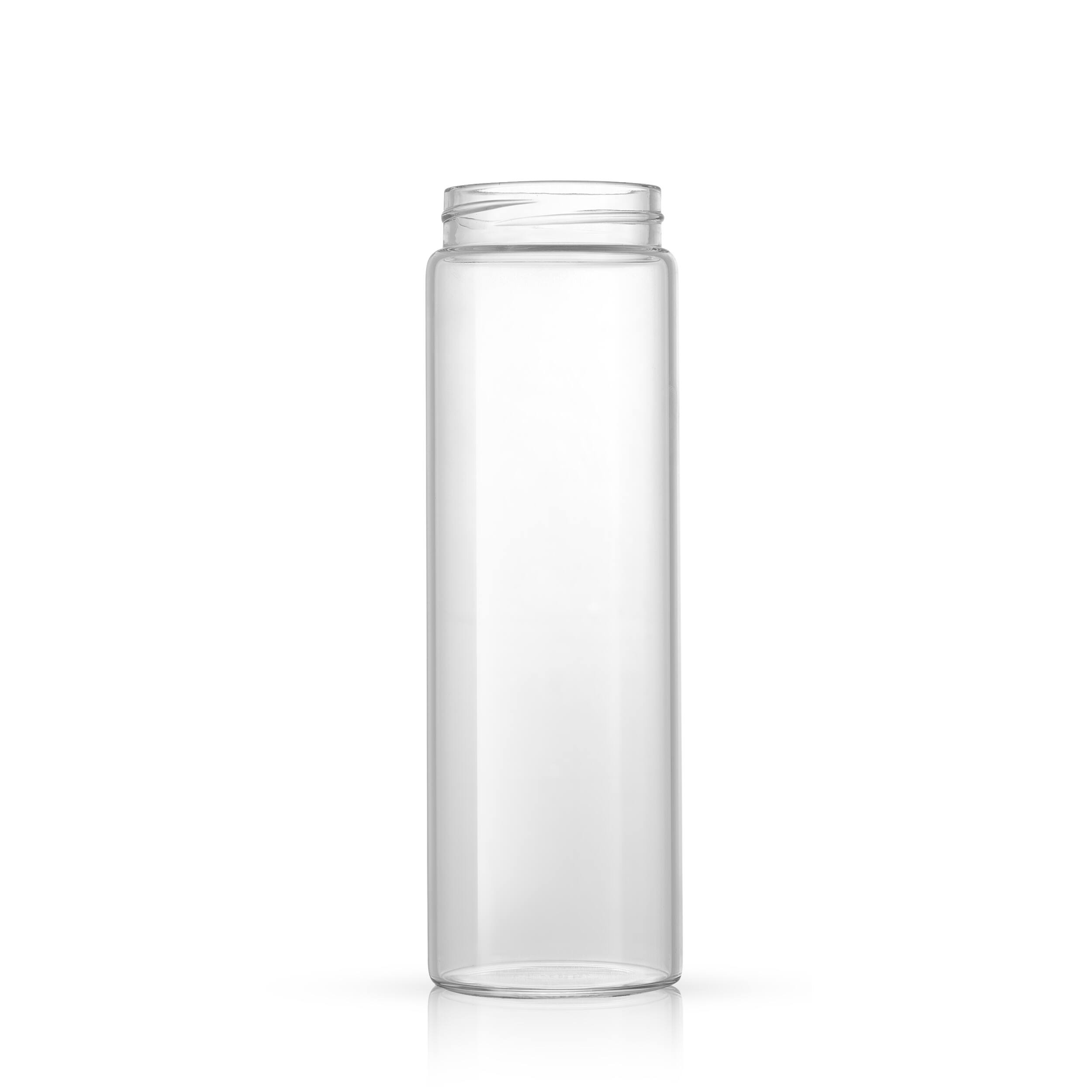 JoyJolt® 20oz. Glass Water Bottle with Carry Strap & Non Slip Silicone Sleeve