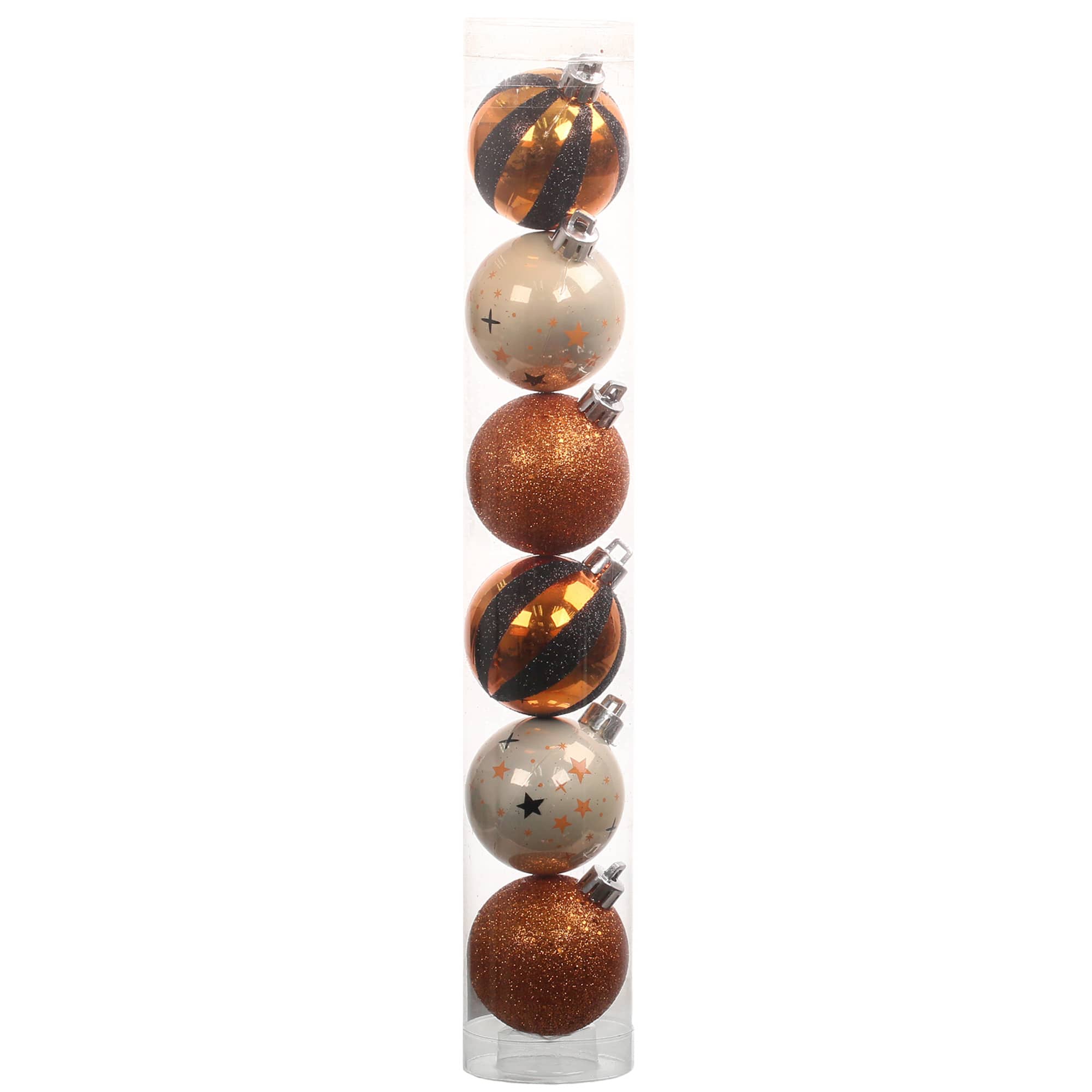 6 ct 45mm Glitter Shatterproof Ball Ornaments by Ashland  45 mm  Michaels