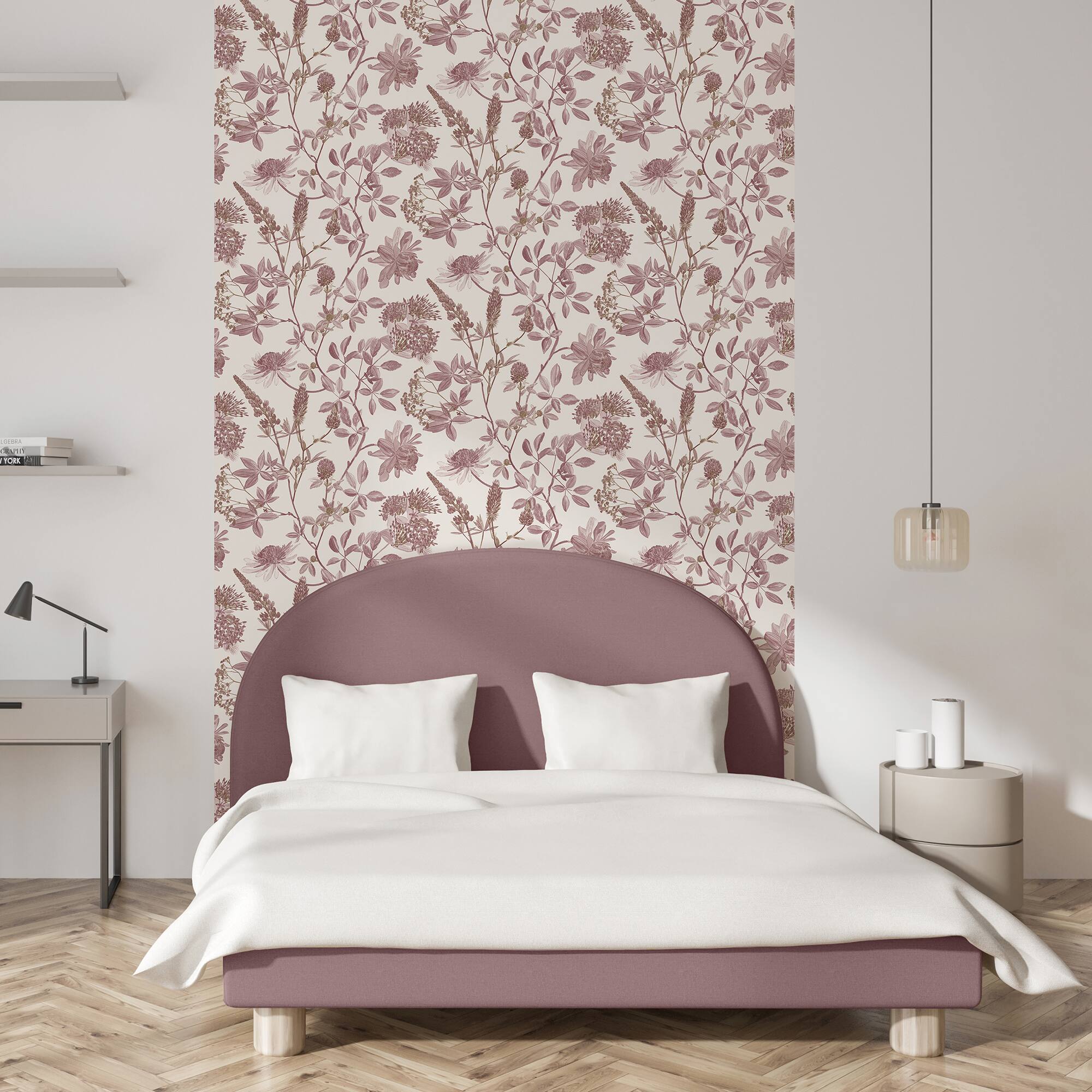 Designs Direct Botanical Blueprint Painterly Branches Wallpaper