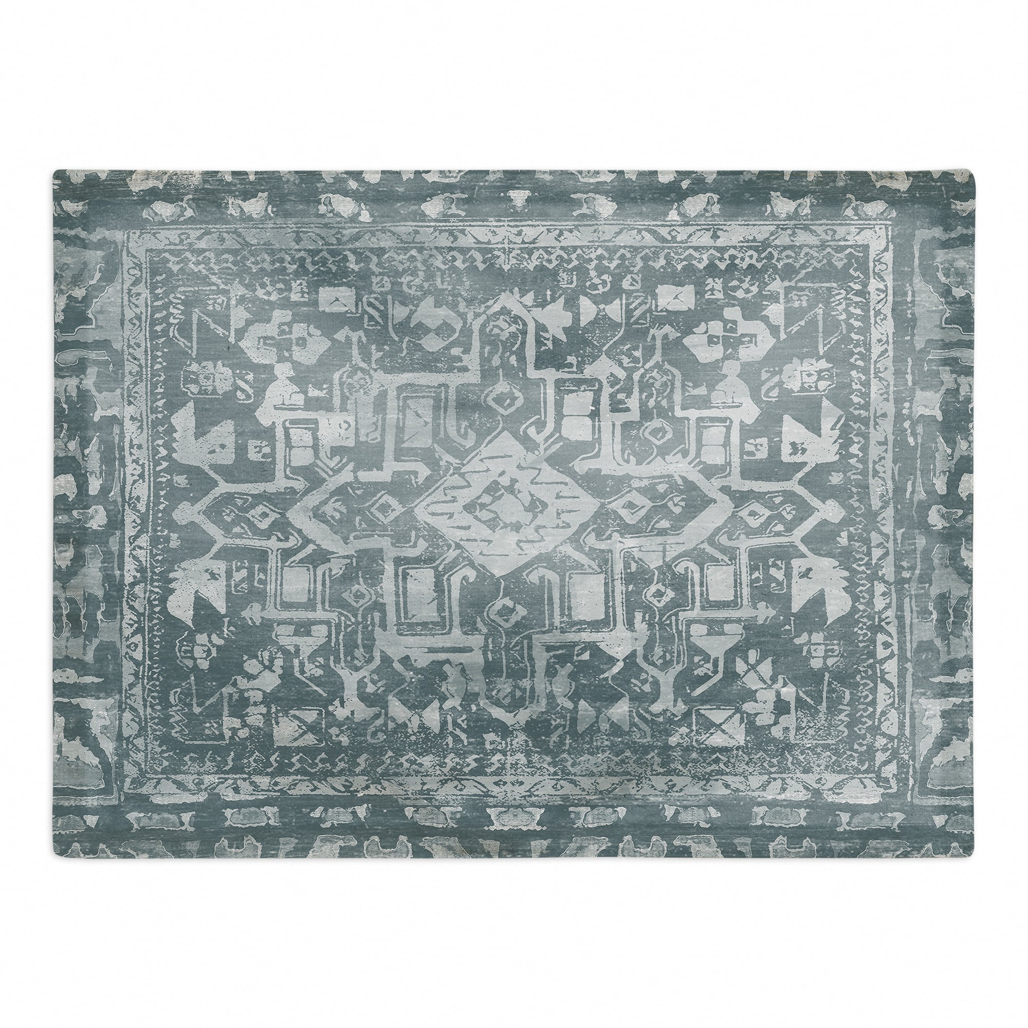 18" Navy Vintage Poly Twill Placemat