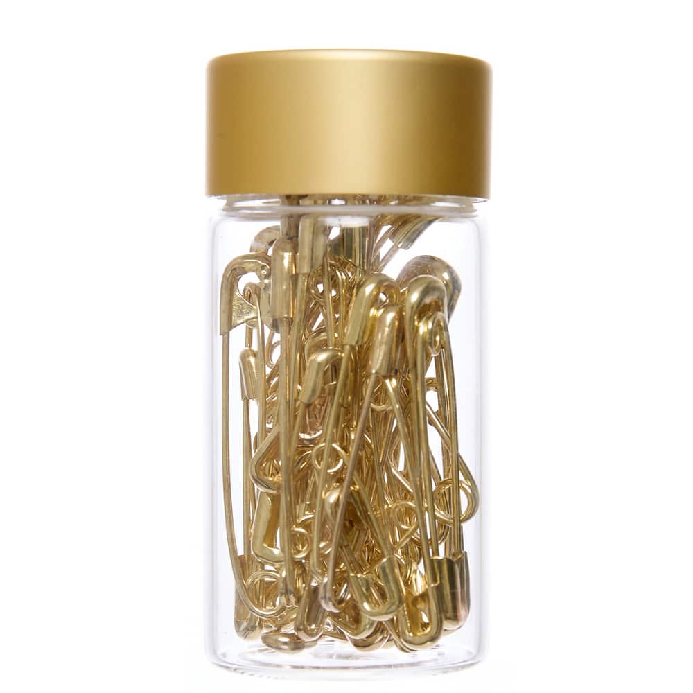 Mixed Gold Safety Pins, 50ct. by Loops & Threads®