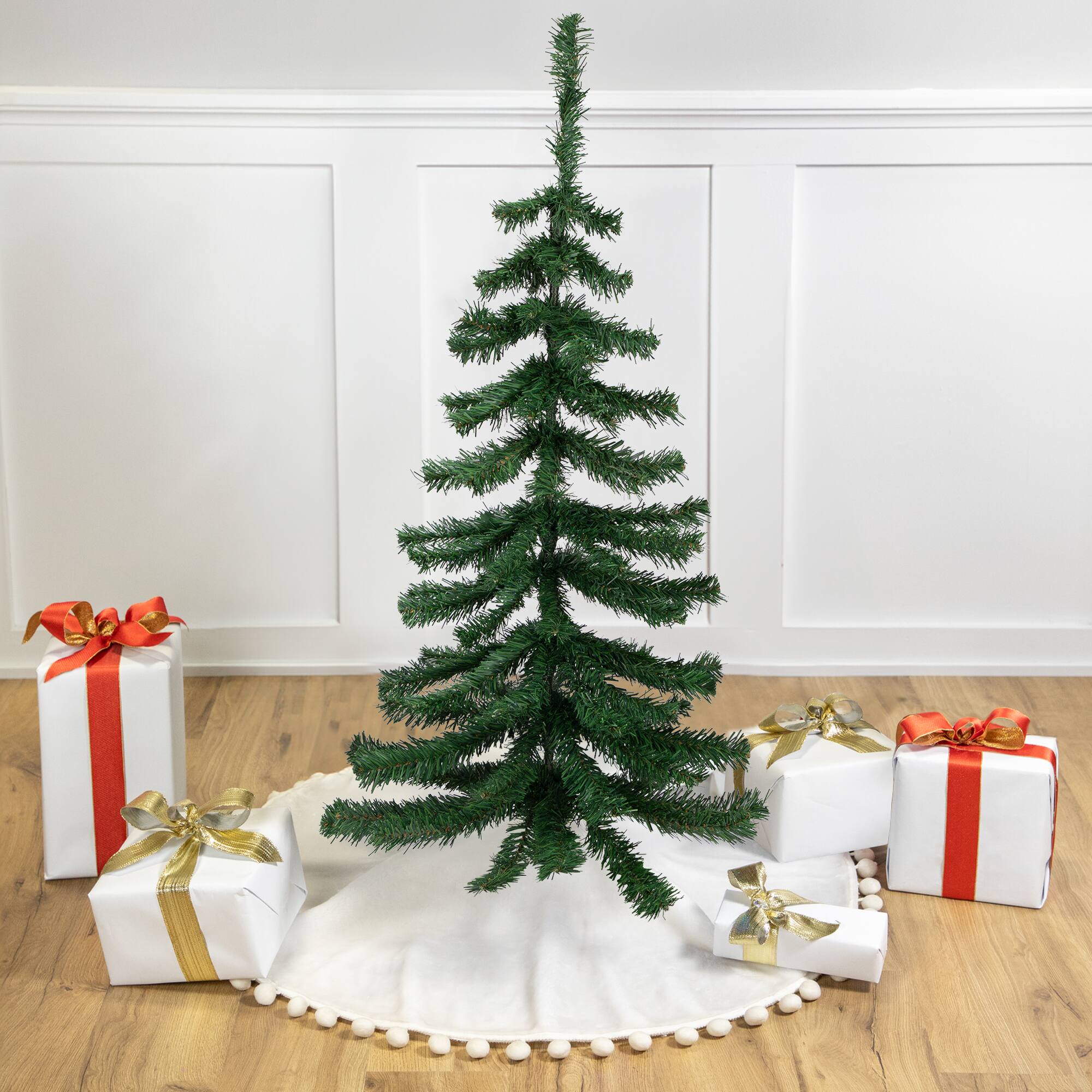 3ft. Unlit Medium Mixed Green Pine Artificial Christmas Tree