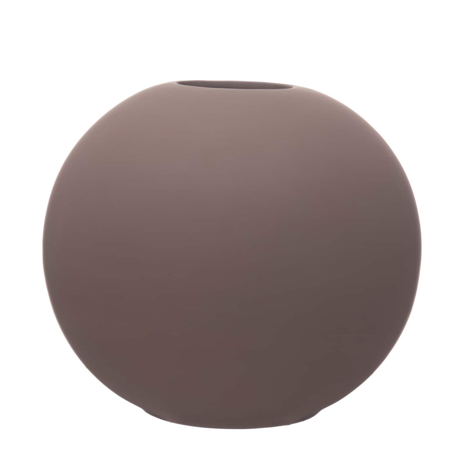 Hello Honey® 8.5" Matte Plum Latex Glaze Stoneware Vase
