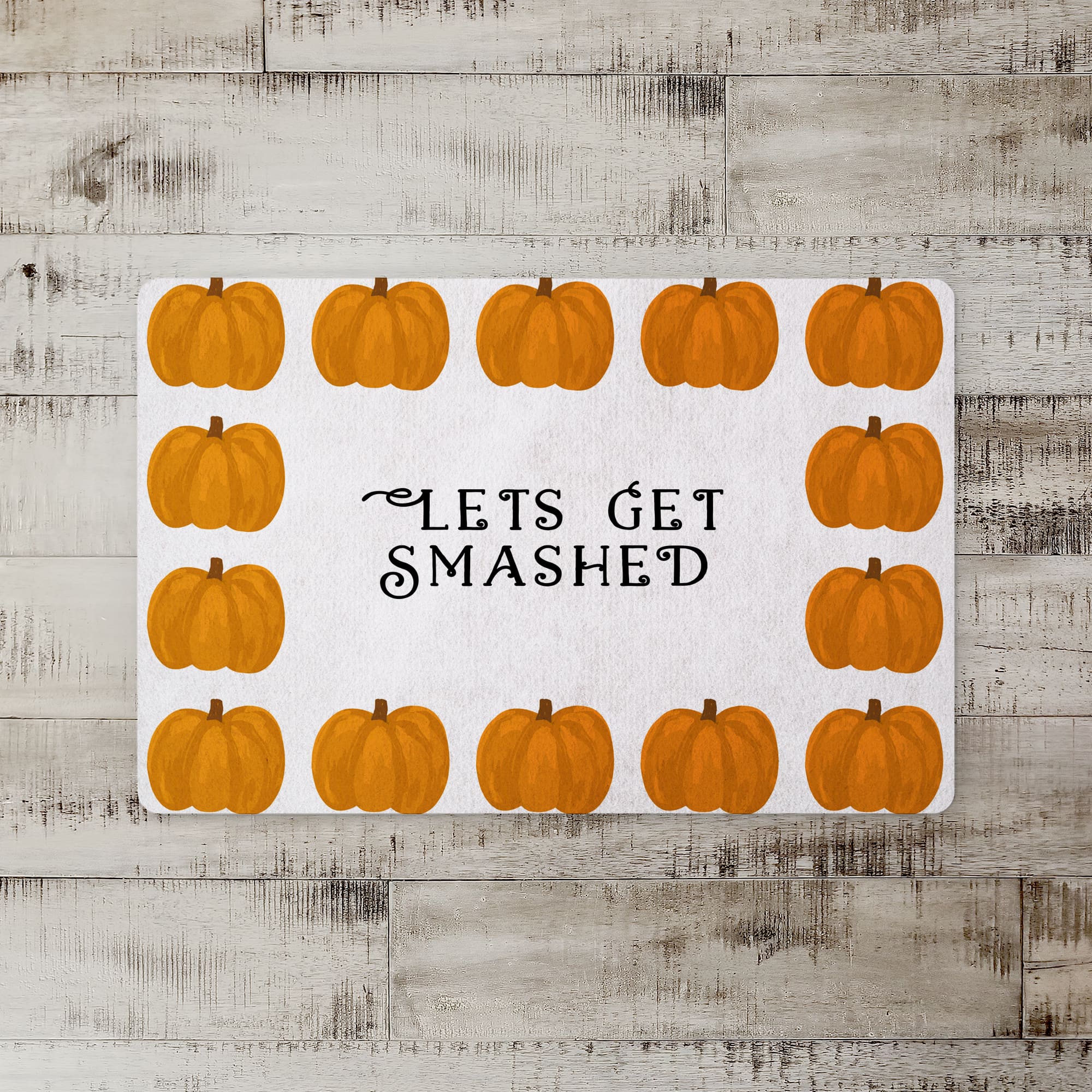 Let's Get Smashed Floor Mat