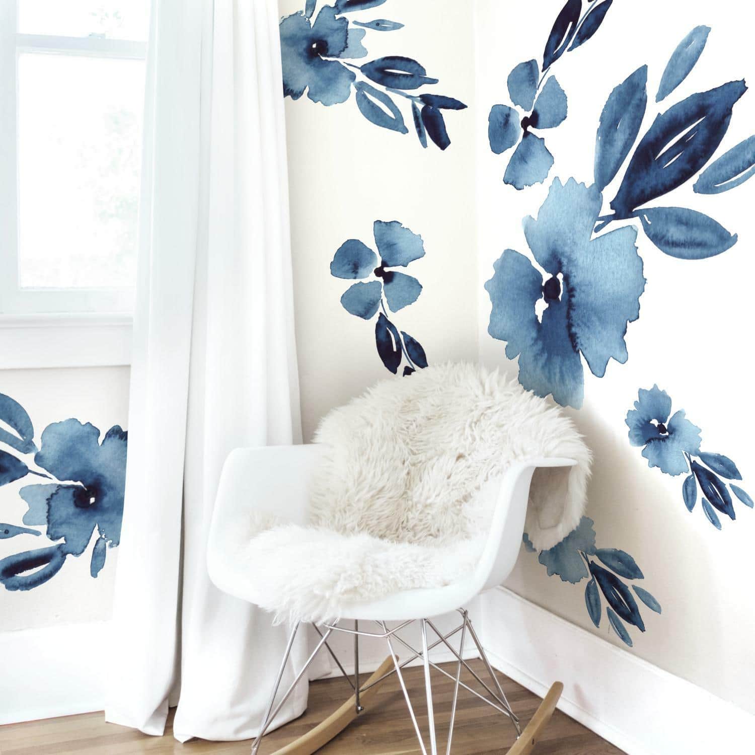 RoomMates Clara Jean April Showers Flowers Peel & Stick Giant Decals