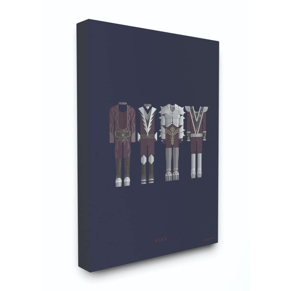 Stupell Industries Kiss Fashion Design Canvas Wall Art