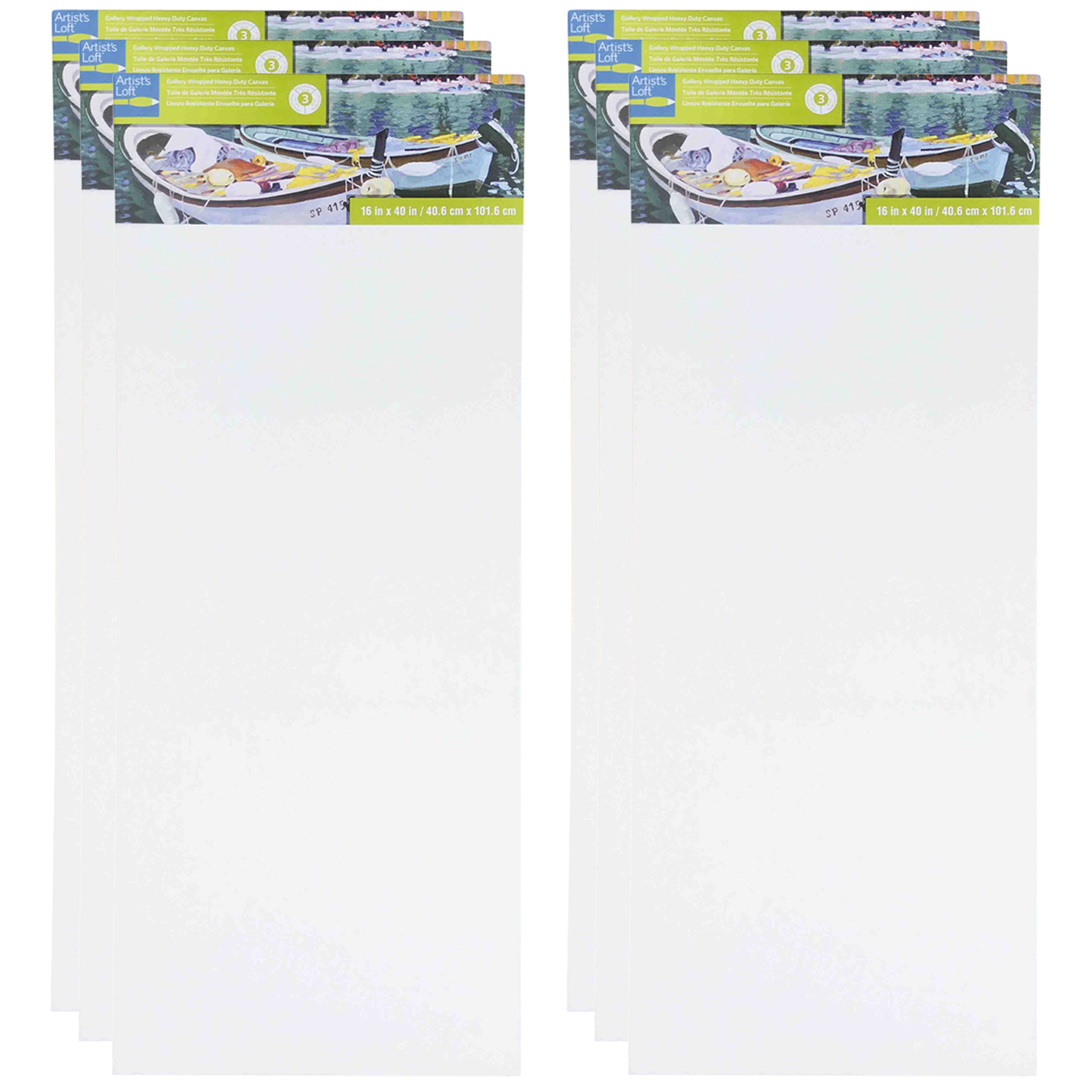 6 Pack: Level 3 Gallery Wrapped Heavy Duty Canvas by Artist's Loft®